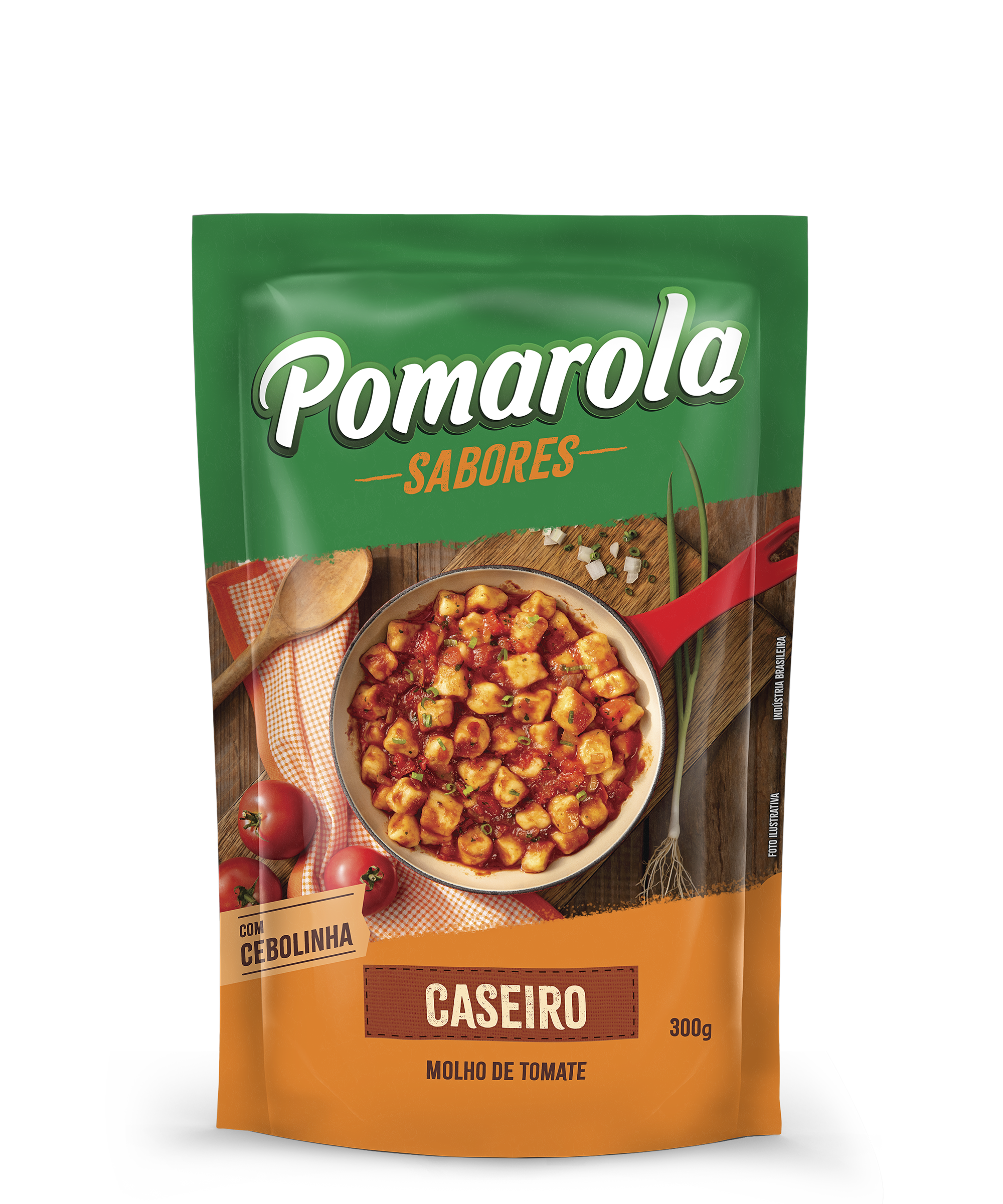 MOLHO DE TOM. POMAROLA 300GR CASEIRO S