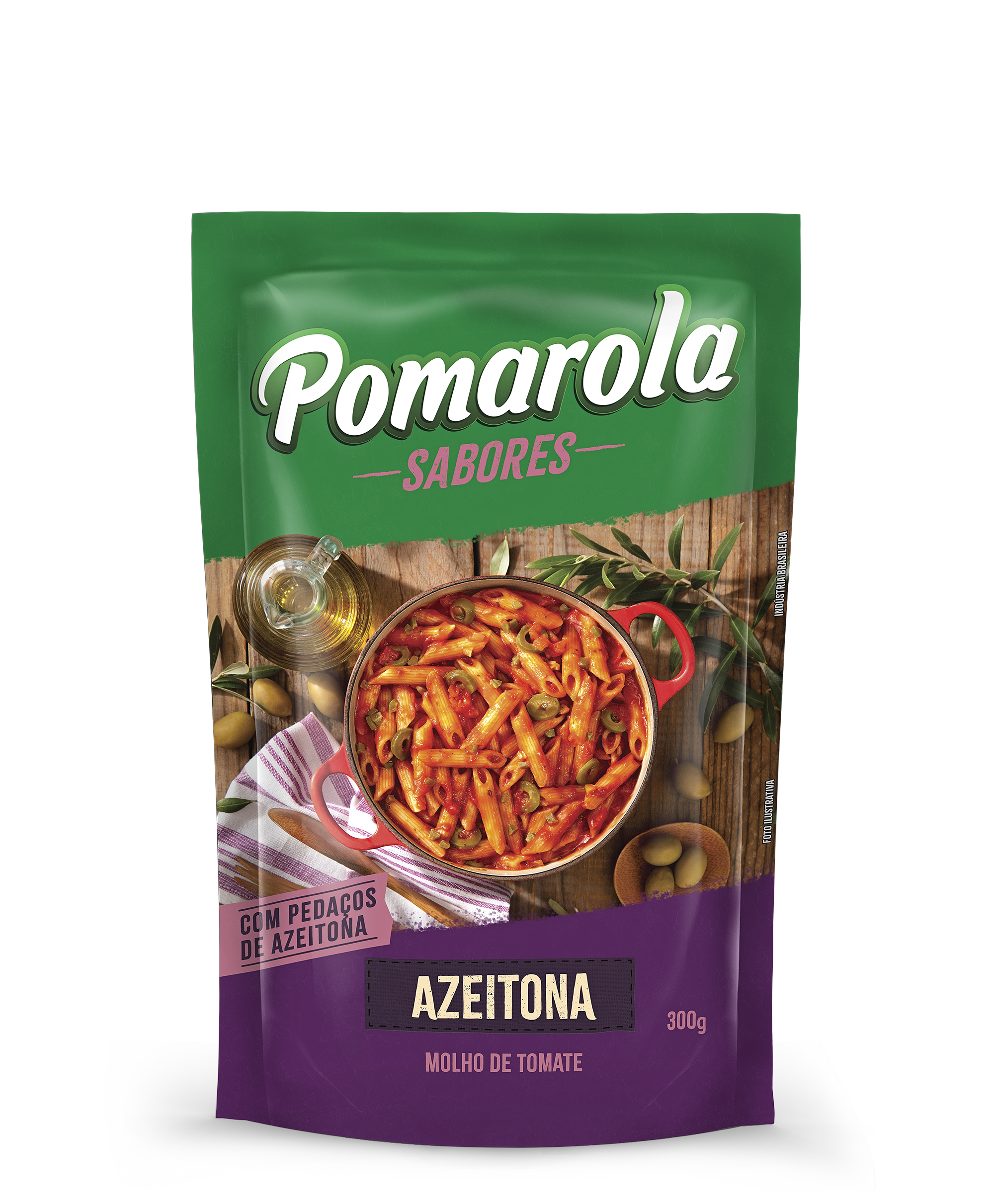 MOLHO DE TOM. POMAROLA 300GR AZEITONA