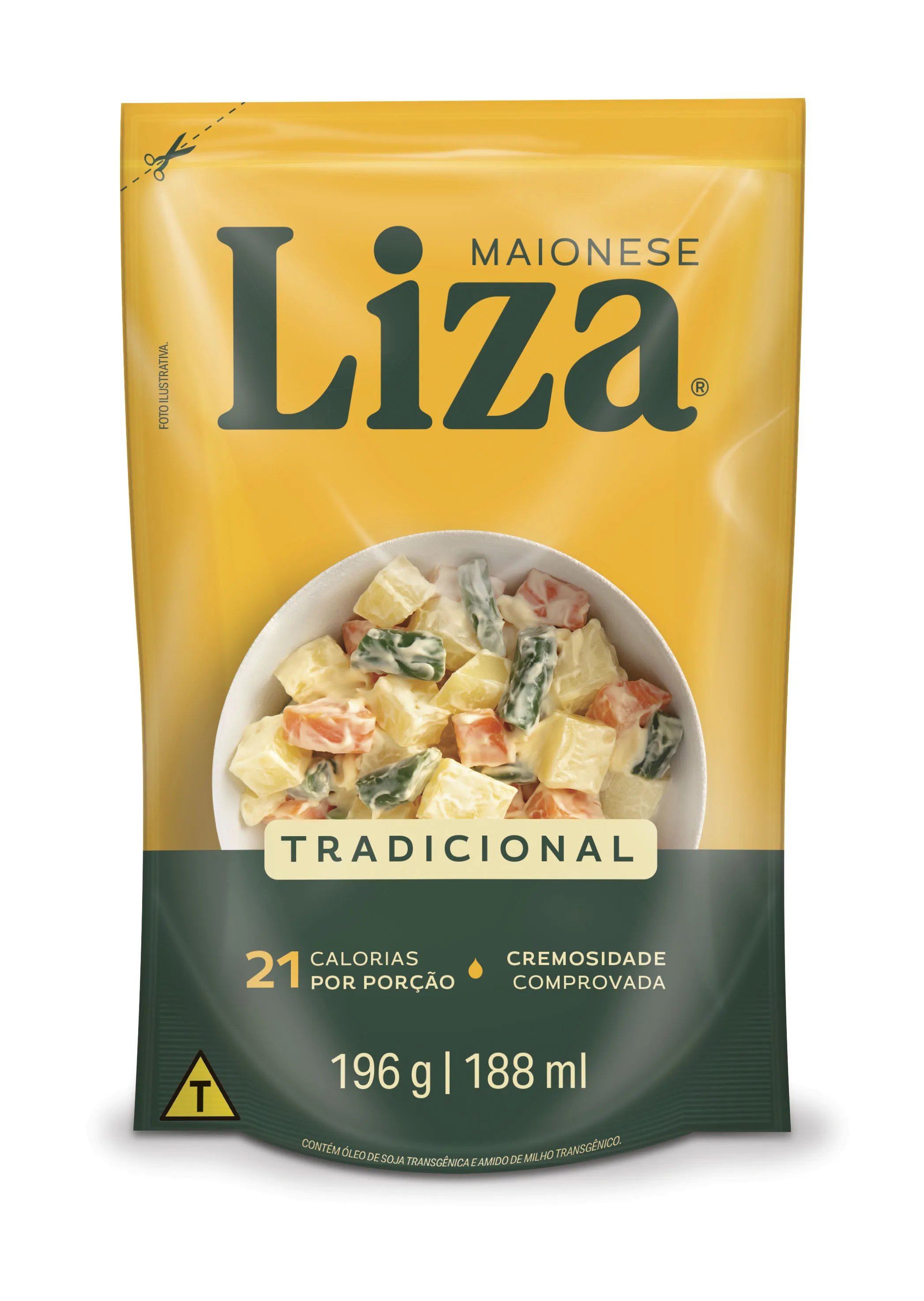 MAIONESE LIZA REGULAR 196GR TRAD. SH