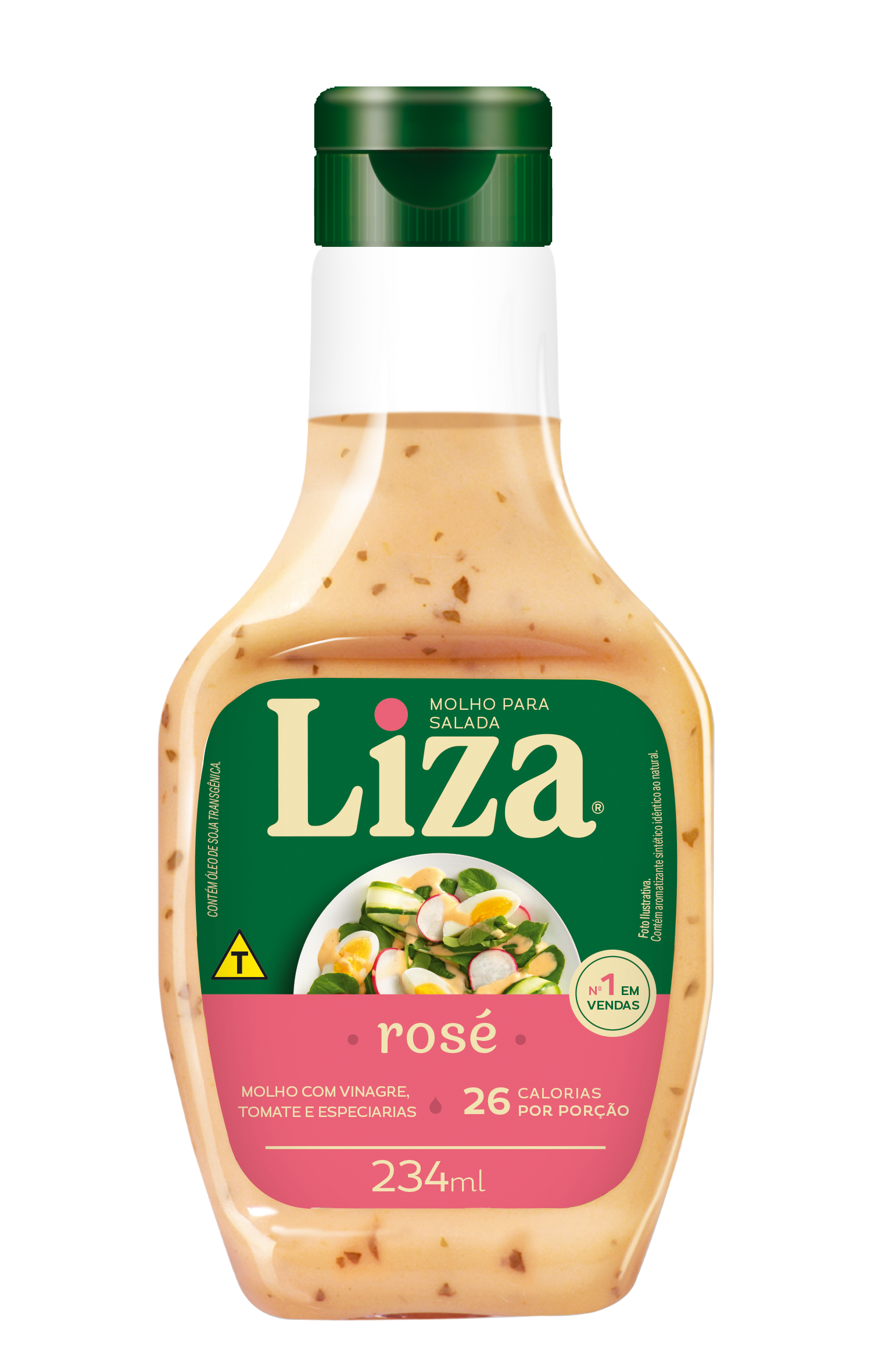MOLHO P/ SALADA LIZA 234ML ROSE PET