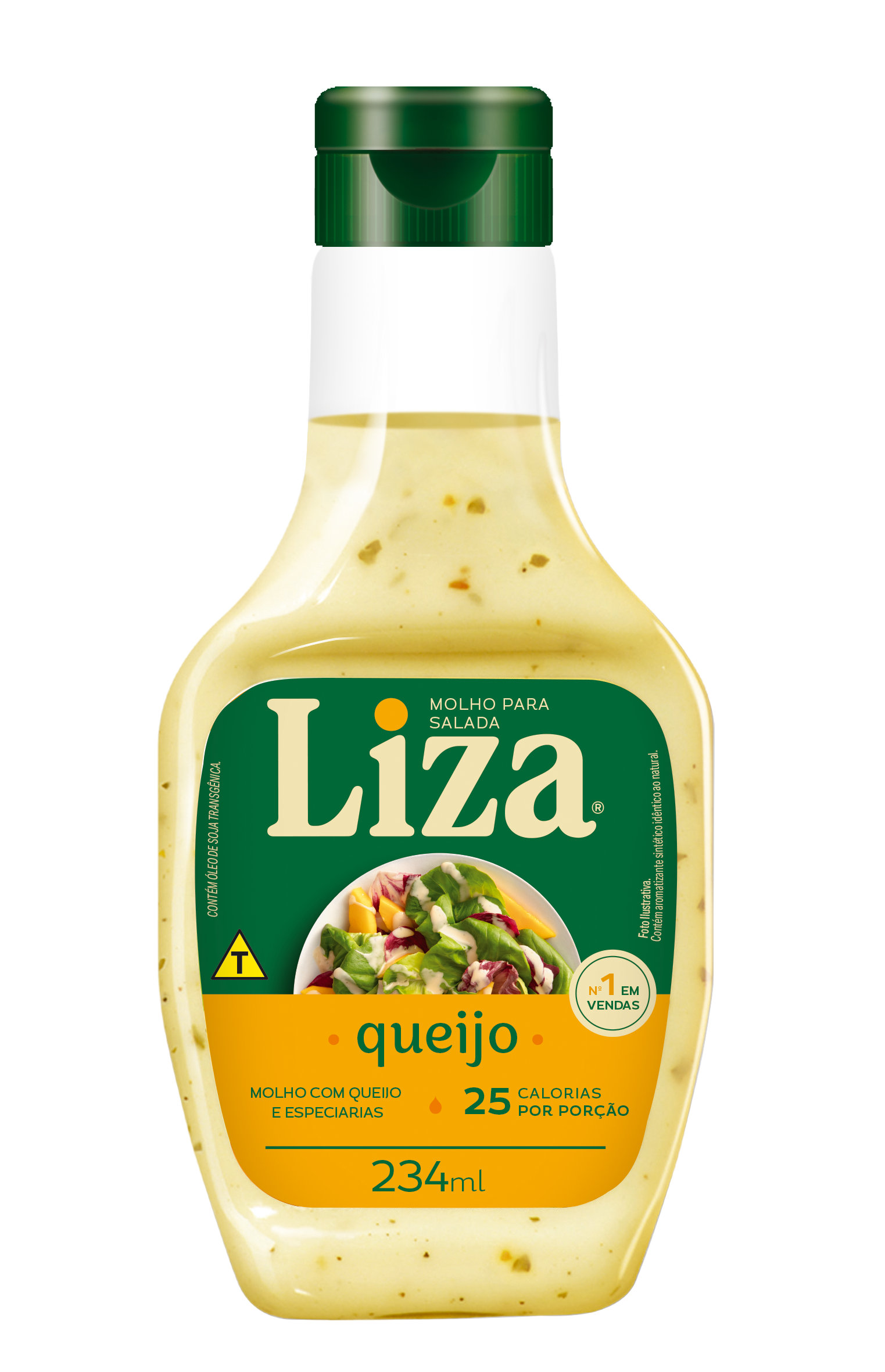 MOLHO P/ SALADA LIZA 234ML QUEIJO PET