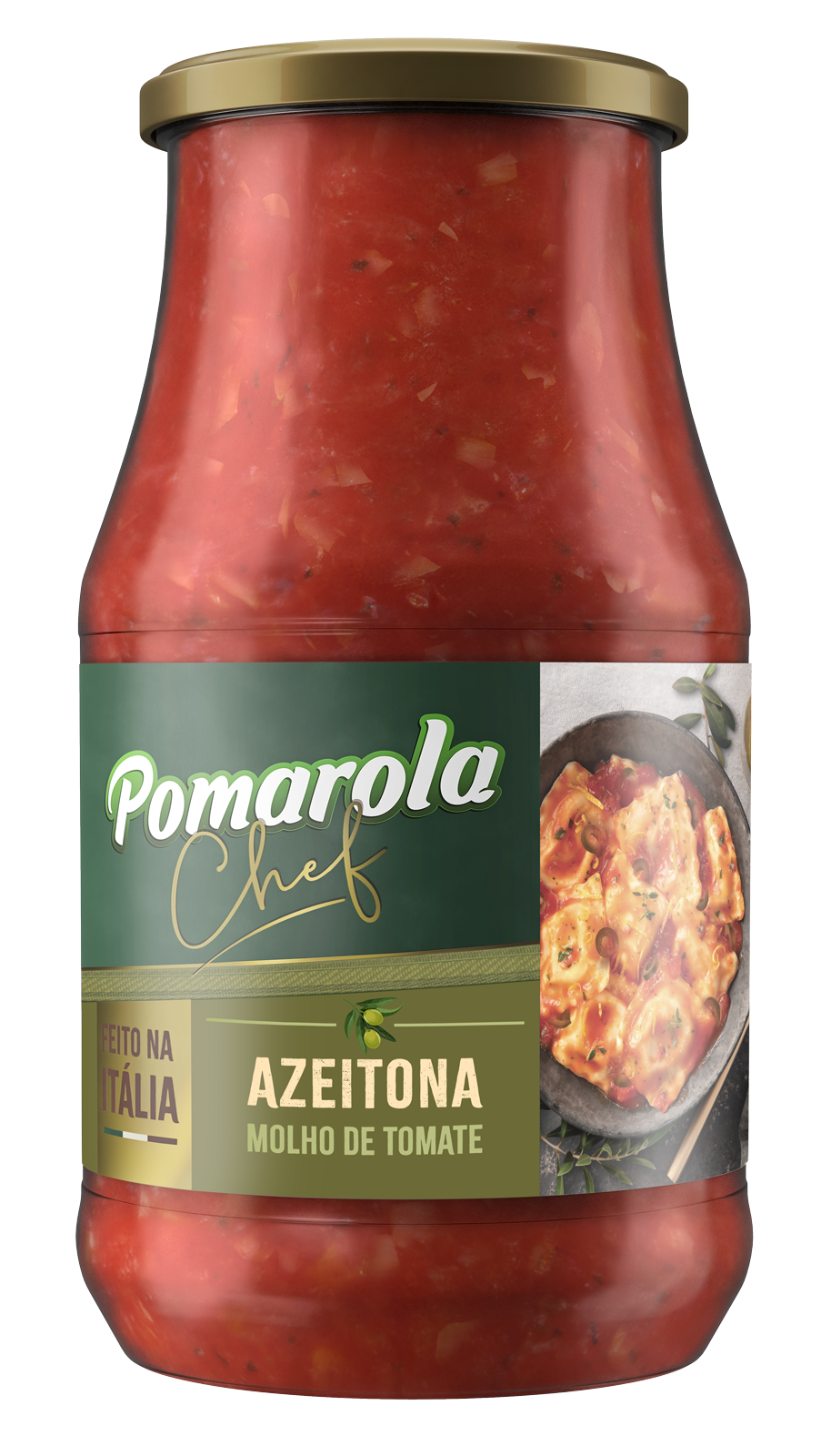 MOLHO DE TOM. POMAROLA 420GR AZEITONA
