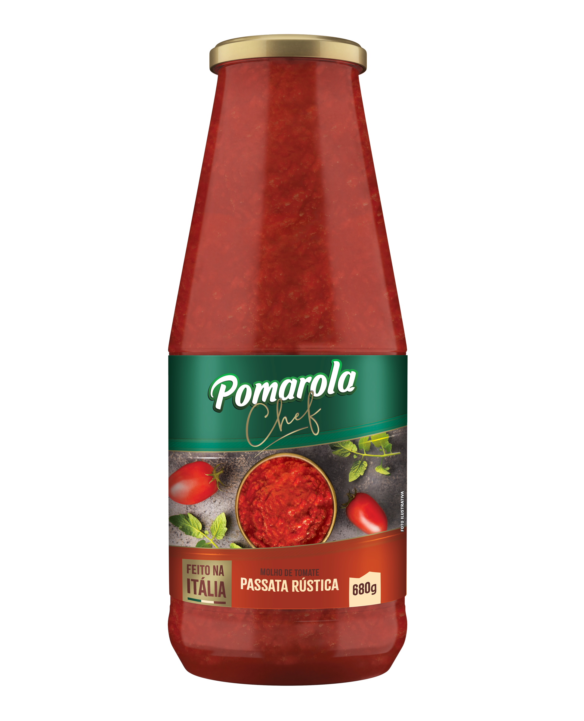 MOLHO DE TOM. POMAROLA 680GR PASSATA R