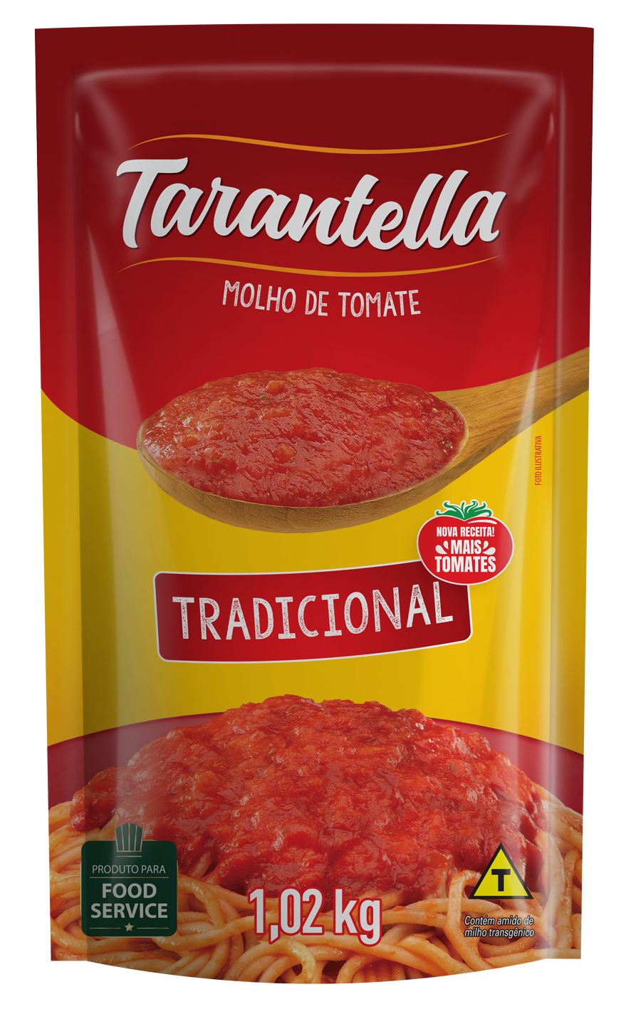 MOLHO DE TOM. TARANTELLA 1,02KG TRADIC