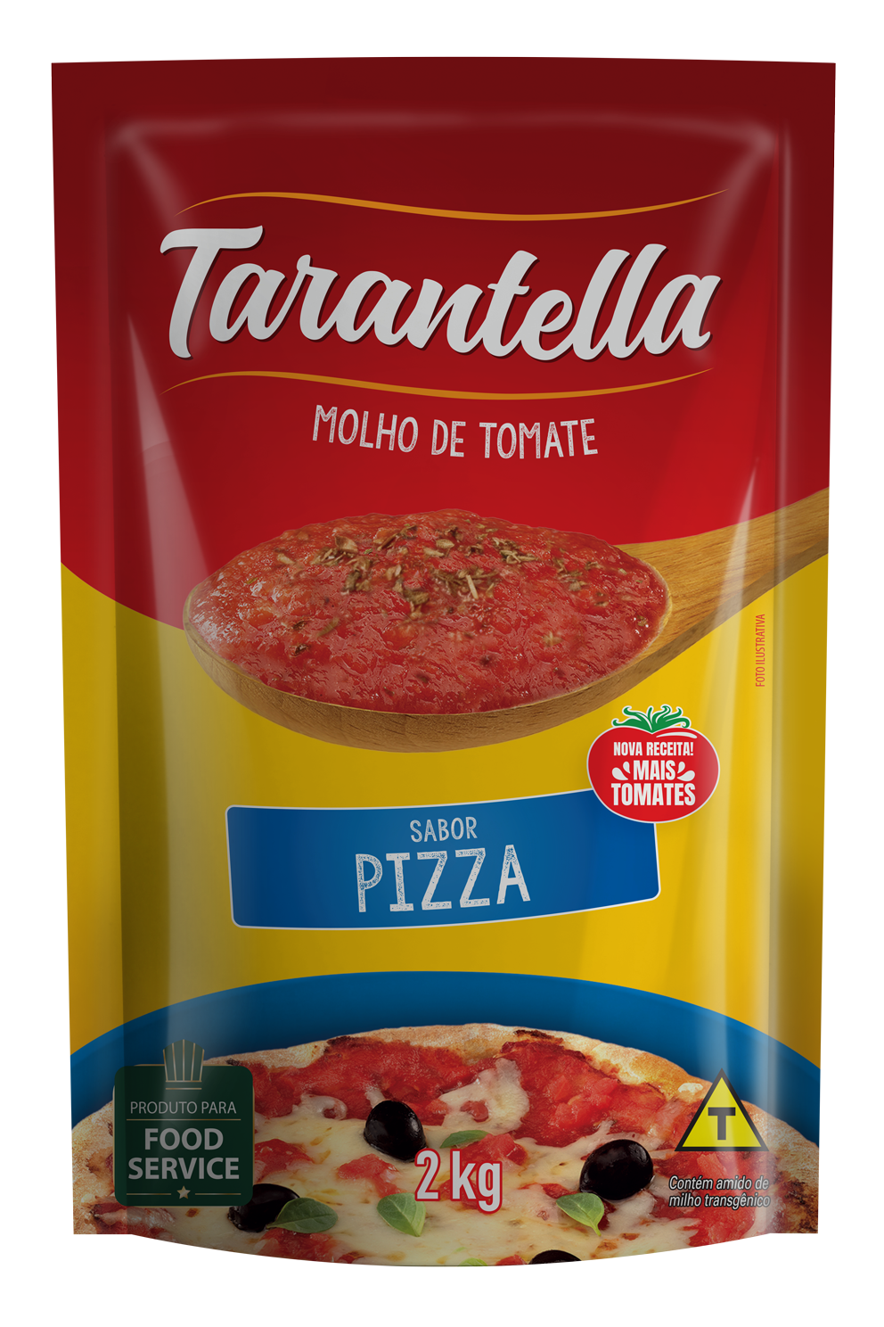 MOLHO DE TOM. TARANTELLA 2KG PIZZA SH