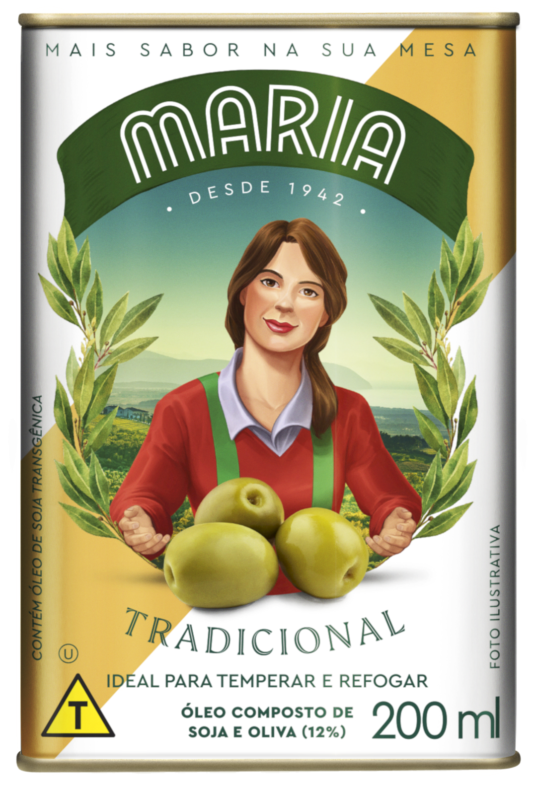 OLEO COMPOSTO MARIA 200ML TRADICIONAL LT