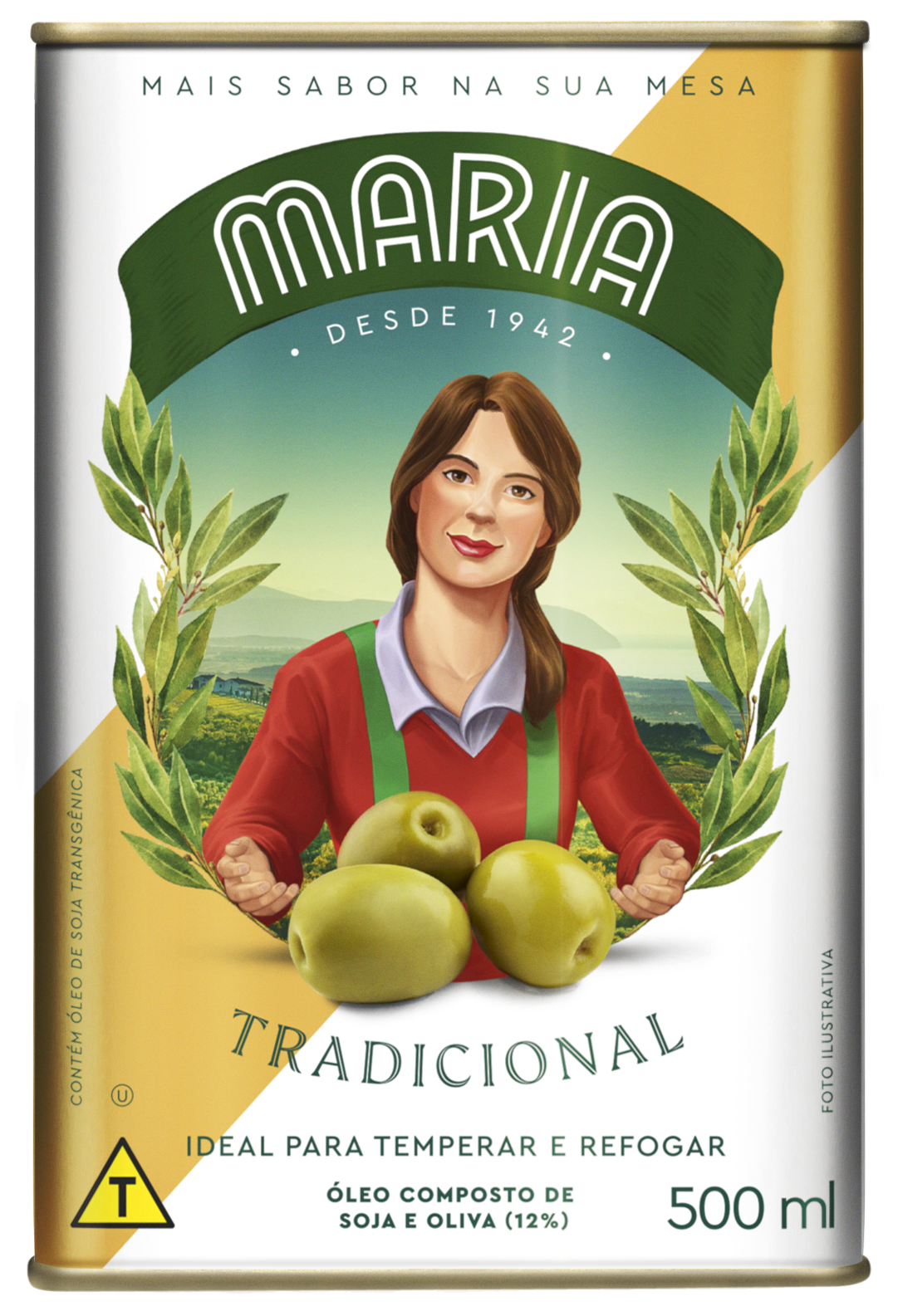 OLEO COMPOSTO MARIA 500ML TRADICIONAL LT