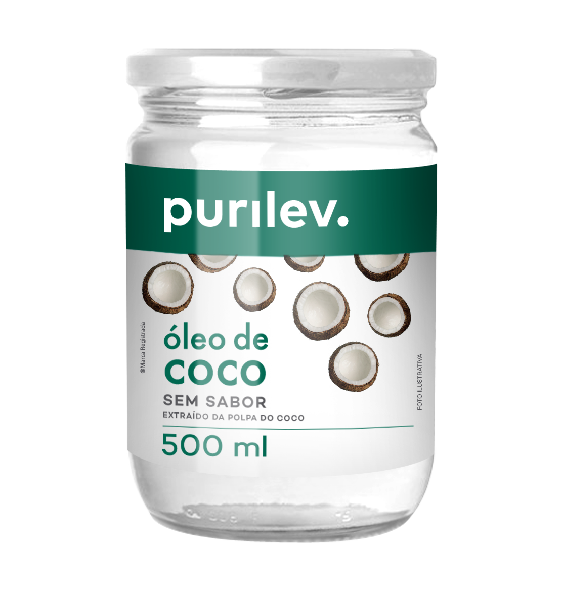 OLEO DE COCO SEM SABOR PURILEV 500ML VD