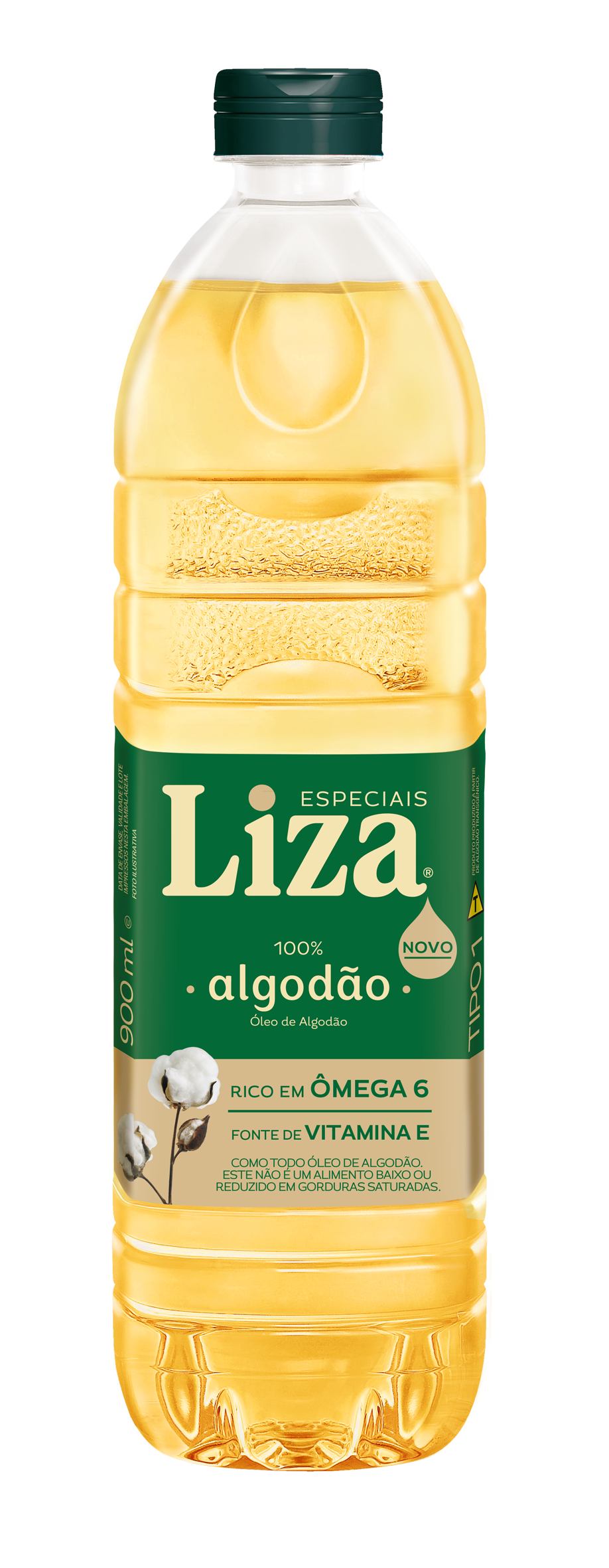 OLEO DE ALGODAO LIZA 900ML PET