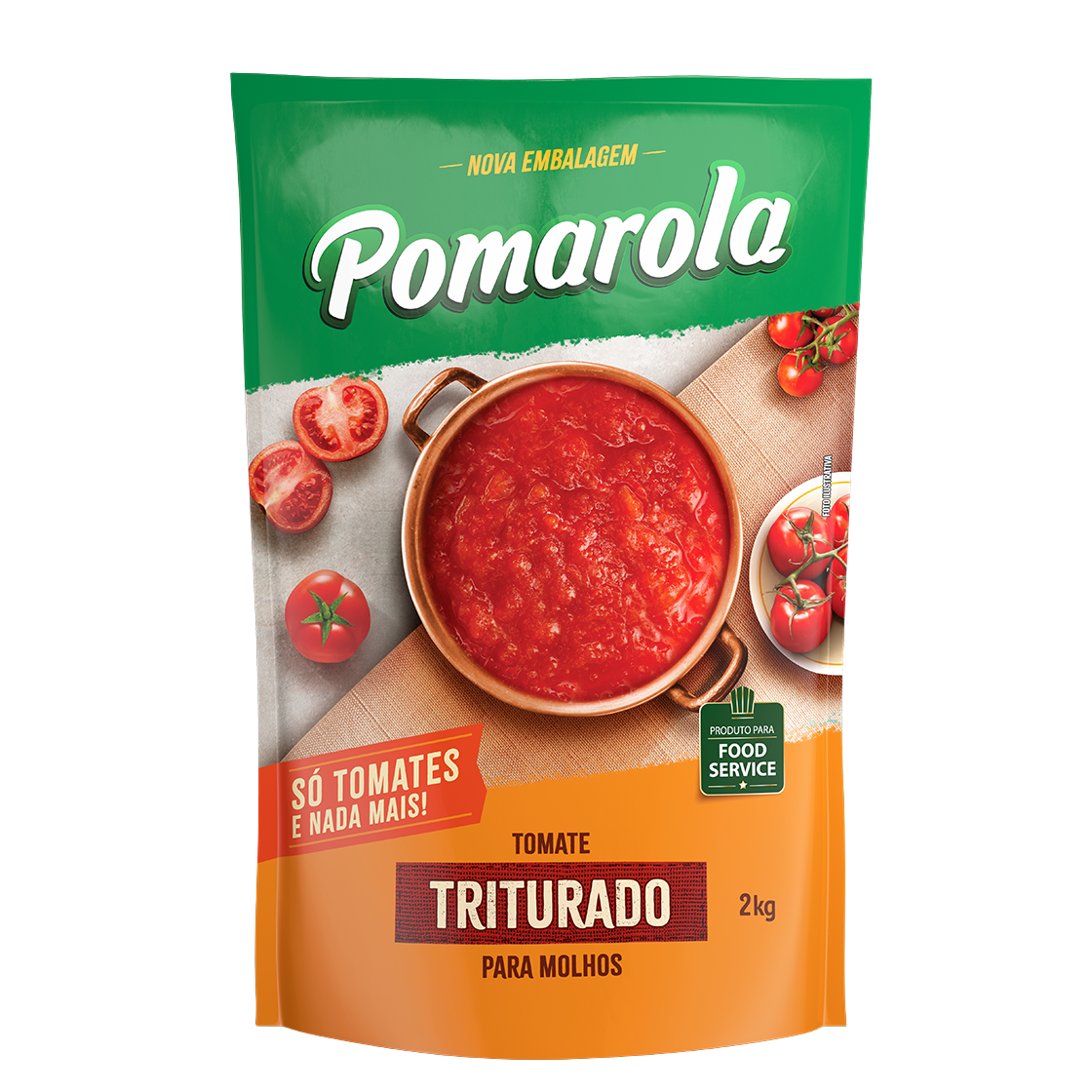 MOLHO DE TOM. POMAROLA 2KG TRITURADO S