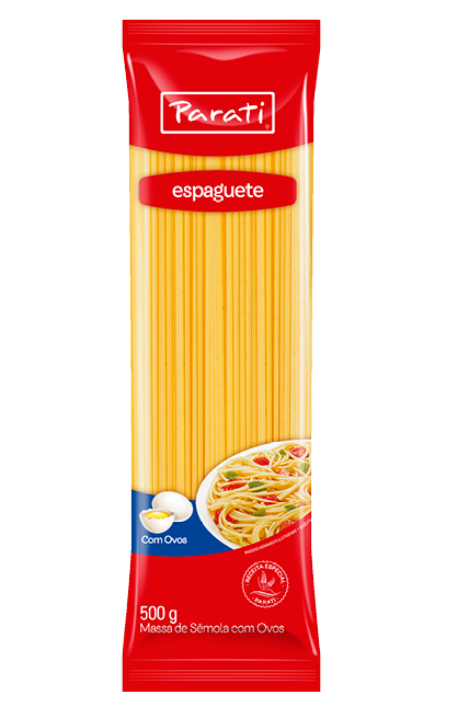 *MACARRAO COM OVOS PARATI 500GR ESPAGUET