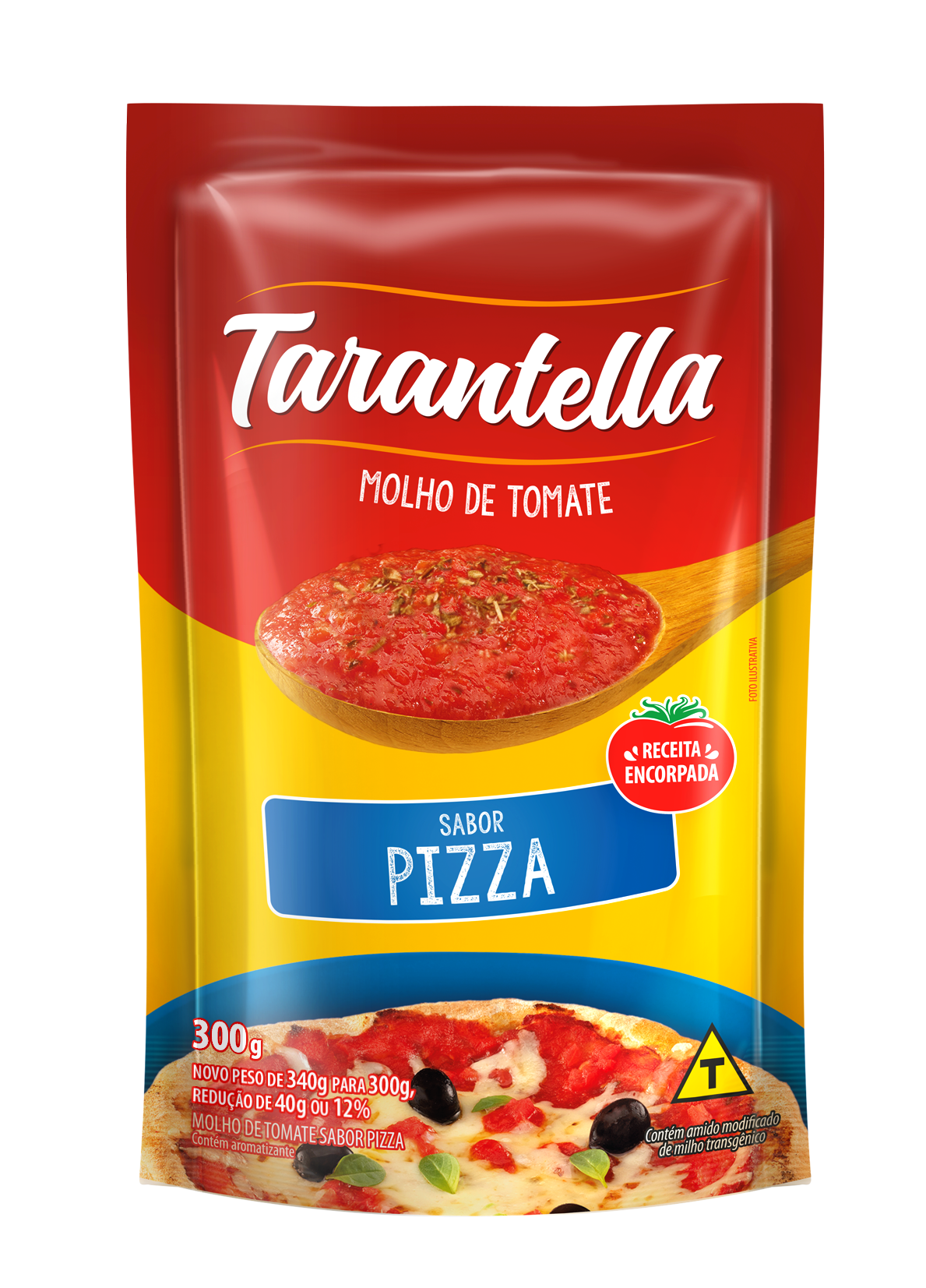 MOLHO DE TOM. TARANTELLA 300GR PIZZA S