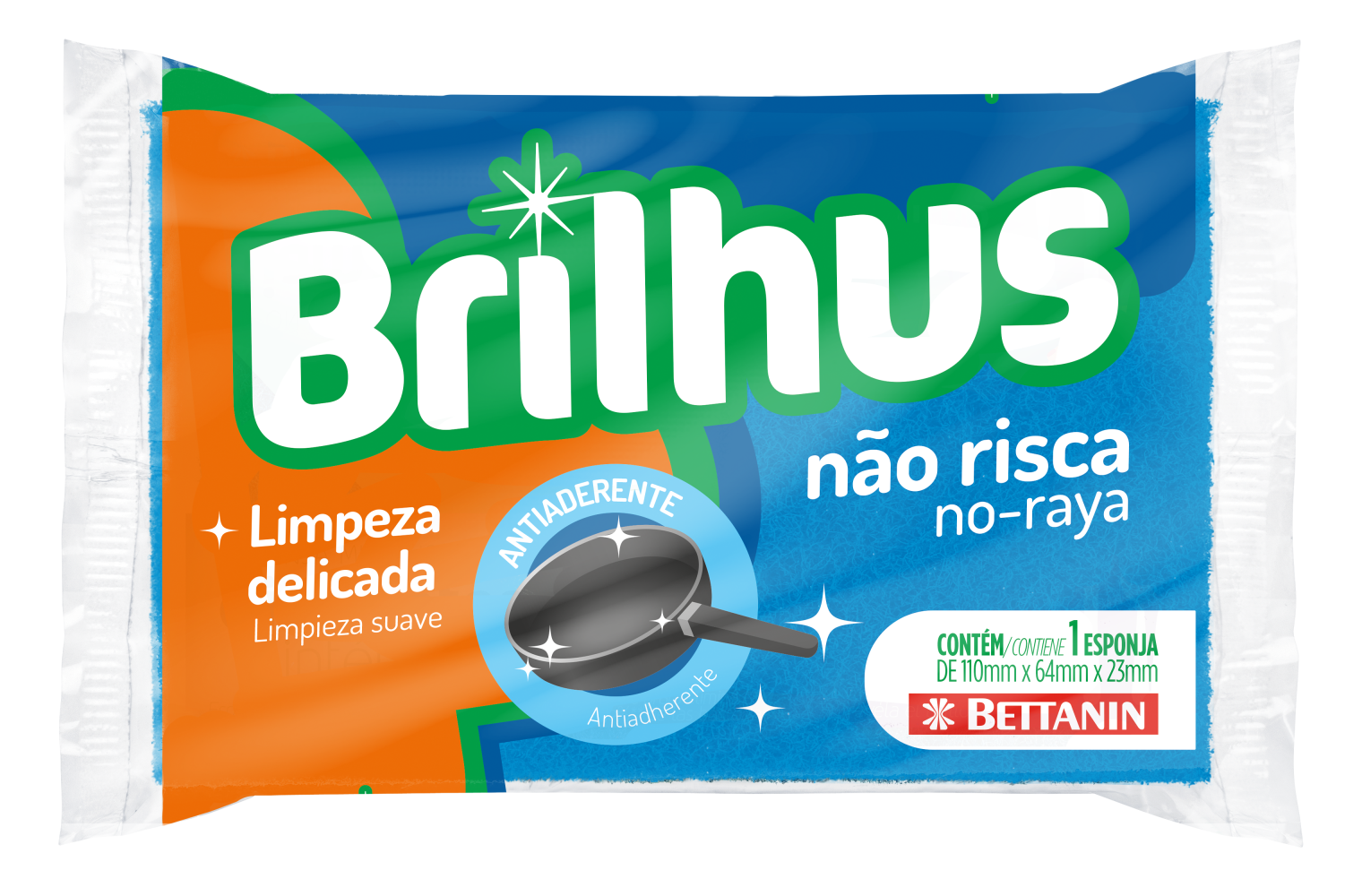 ESPONJA BRILHUS NAO RISCA UNI