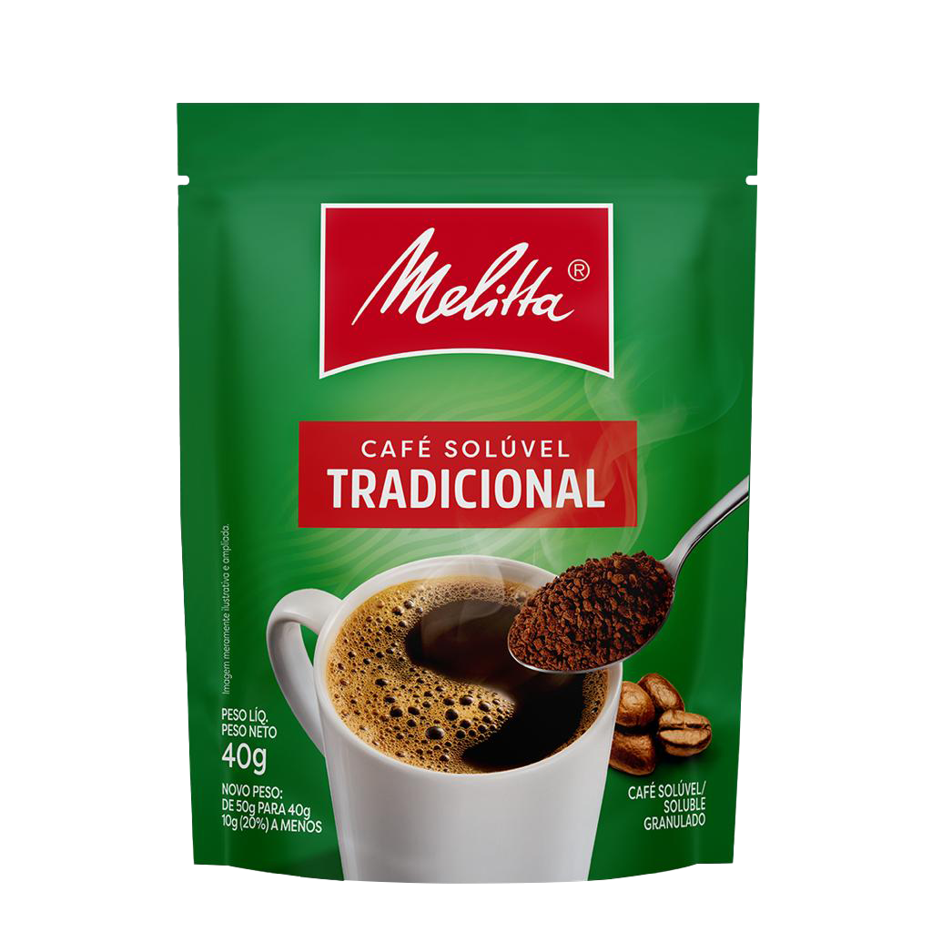 CAFE SOLUVEL MELITTA INSTA. 40GR TRADICI