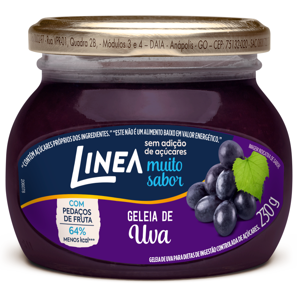 GELEIA DIET LINEA 230GR UVA PT