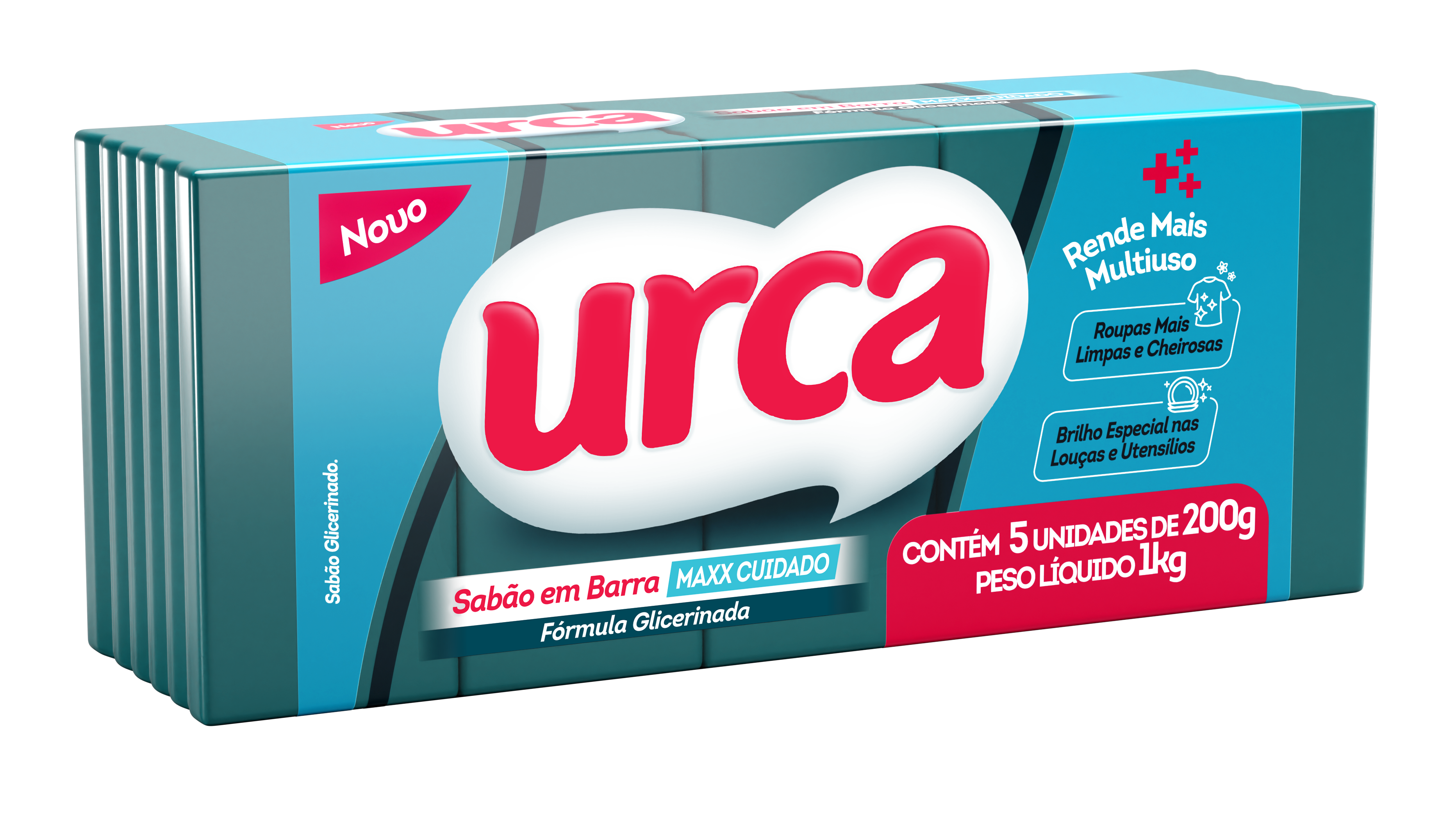 *SB. GLICERINADO 5X200GR URCAEM PEDRA AZ