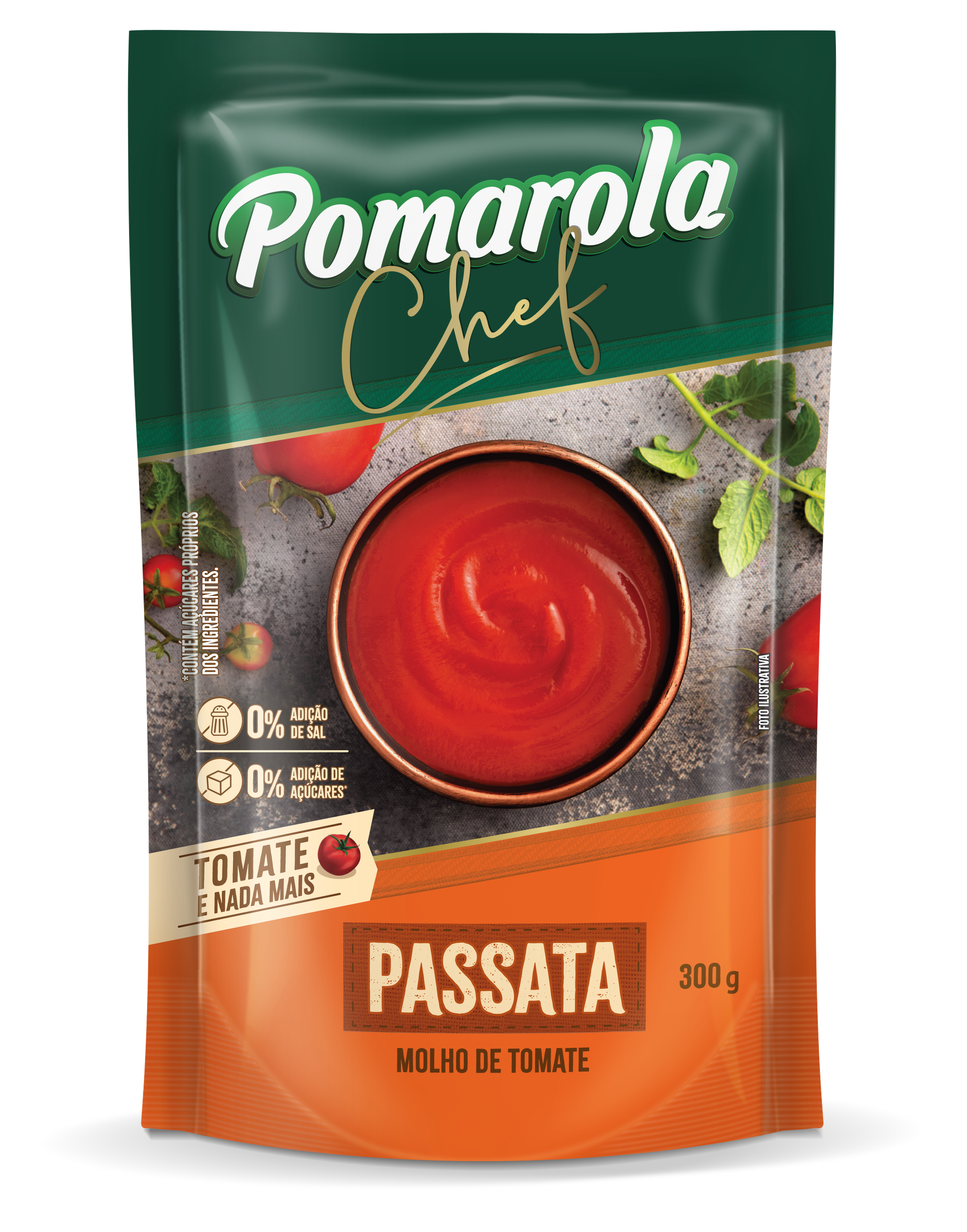 MOLHO DE TOM. POMAROLA 300GR PASSATA S