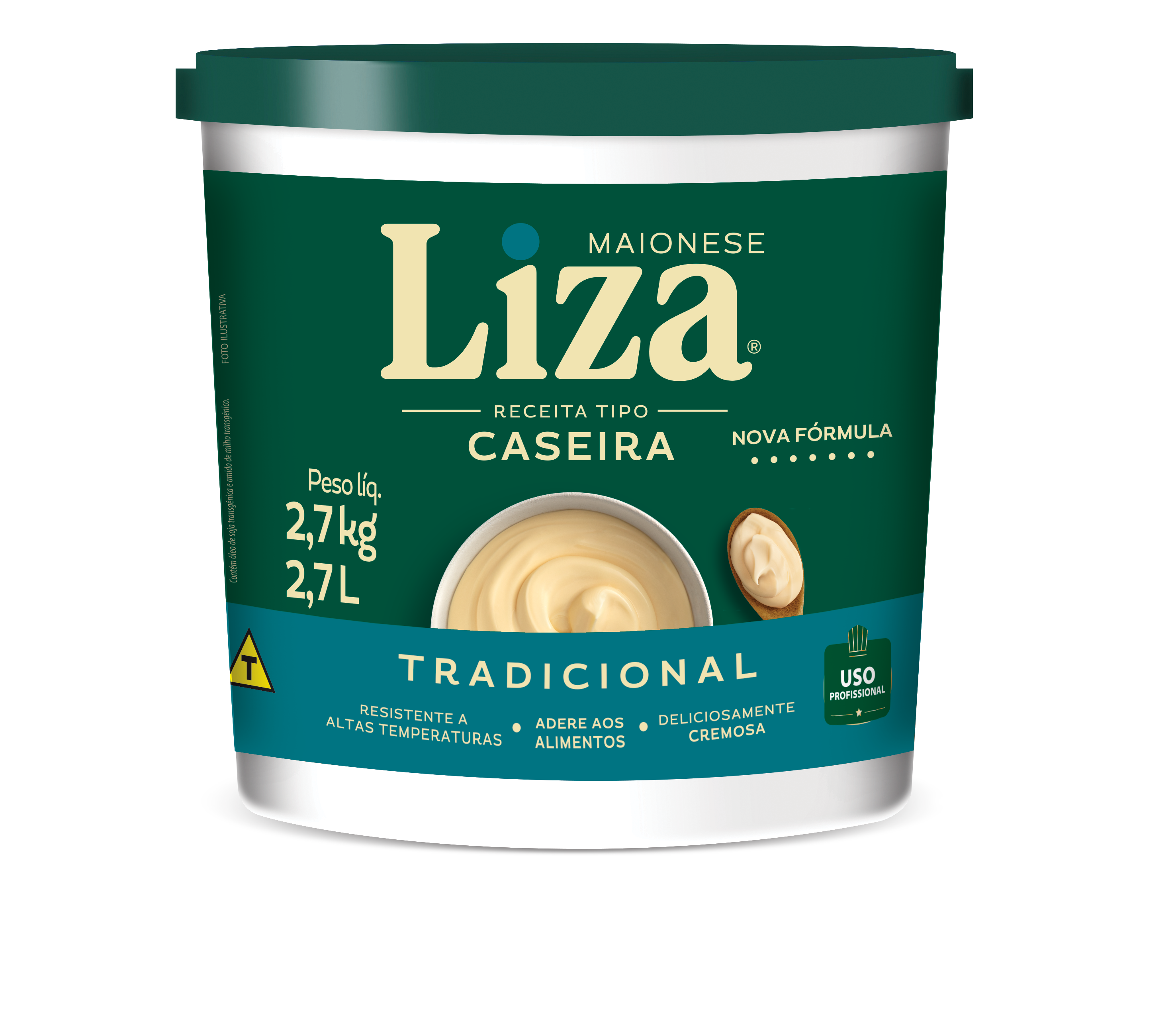 MAIONESE LIZA 2,7KG BALDE