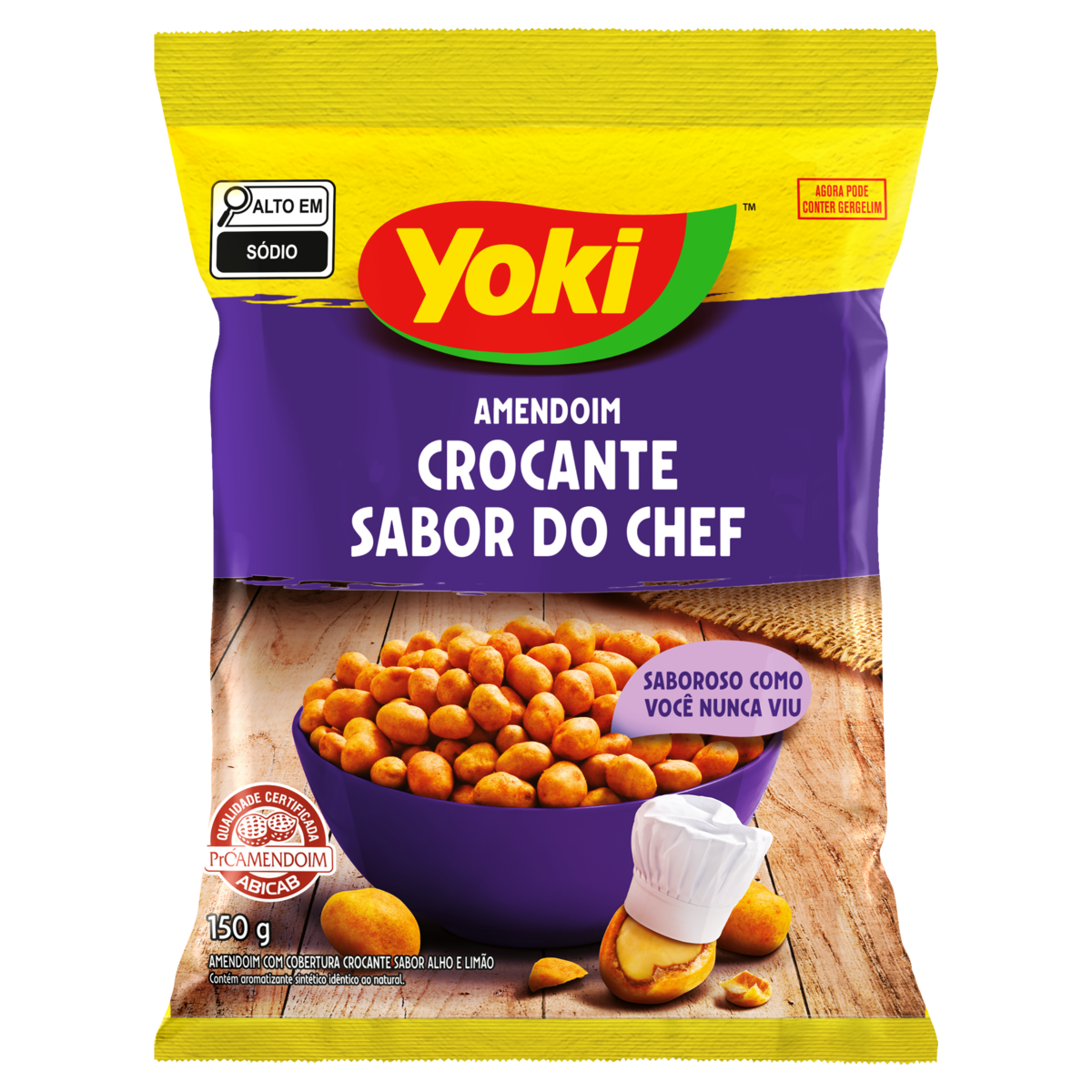 AMEND. YOKI 150GR CROCANTE RECEITA ORI