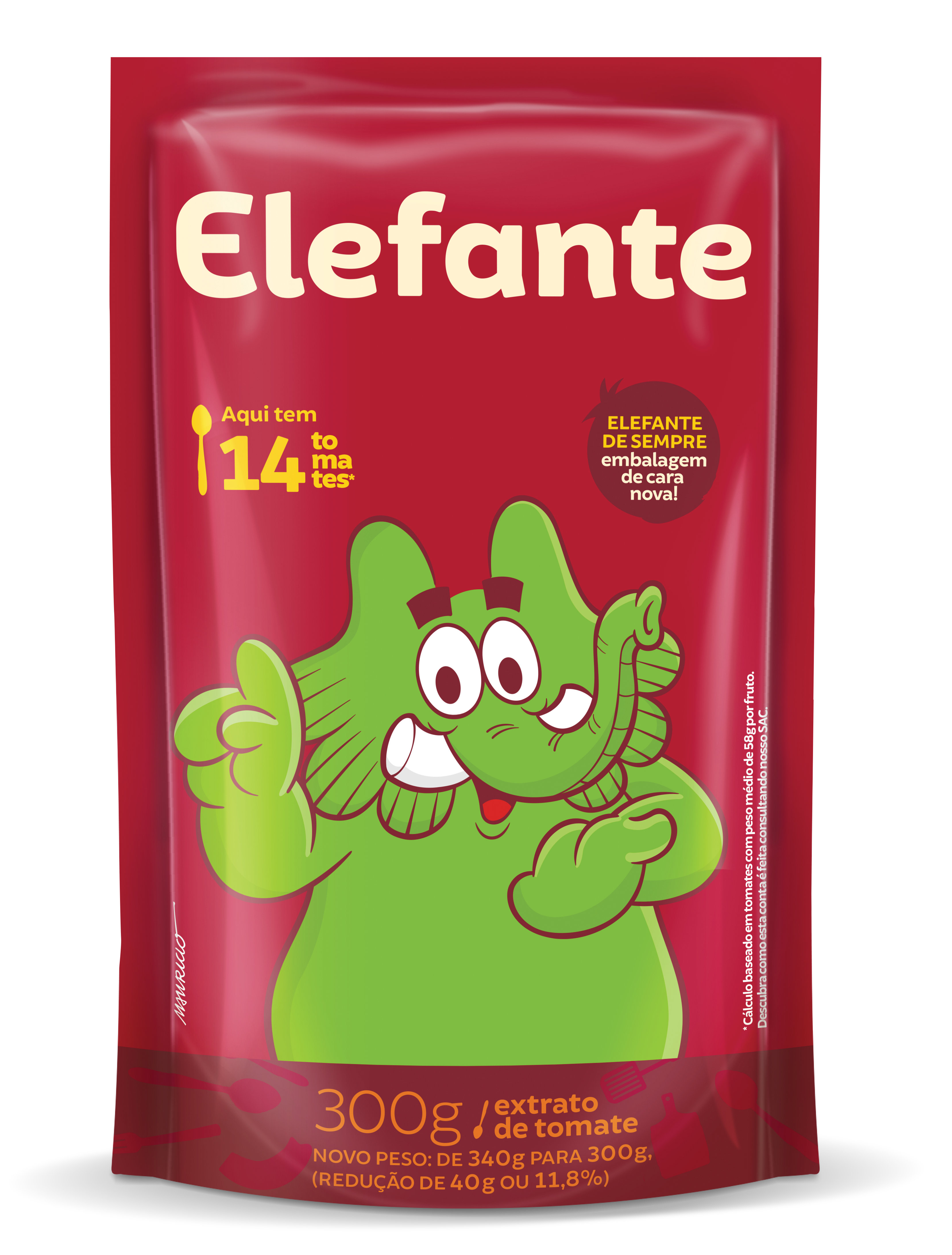 EXTRATO DE TOM. ELEFANTE 300GR SH