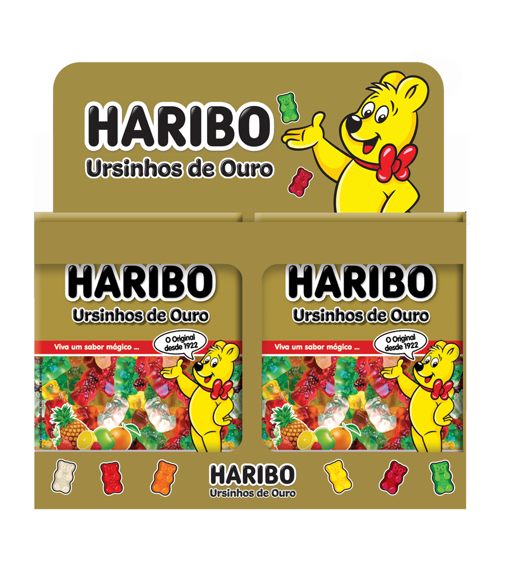 BALA DE GEL. 12X14GR HARIBO URSI DE OURO