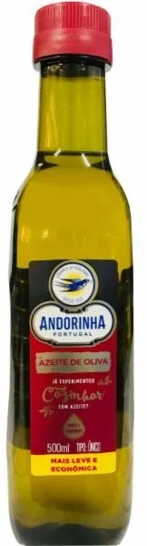 AZEITE ANDORINHA 500ML TIPO UNICO PET