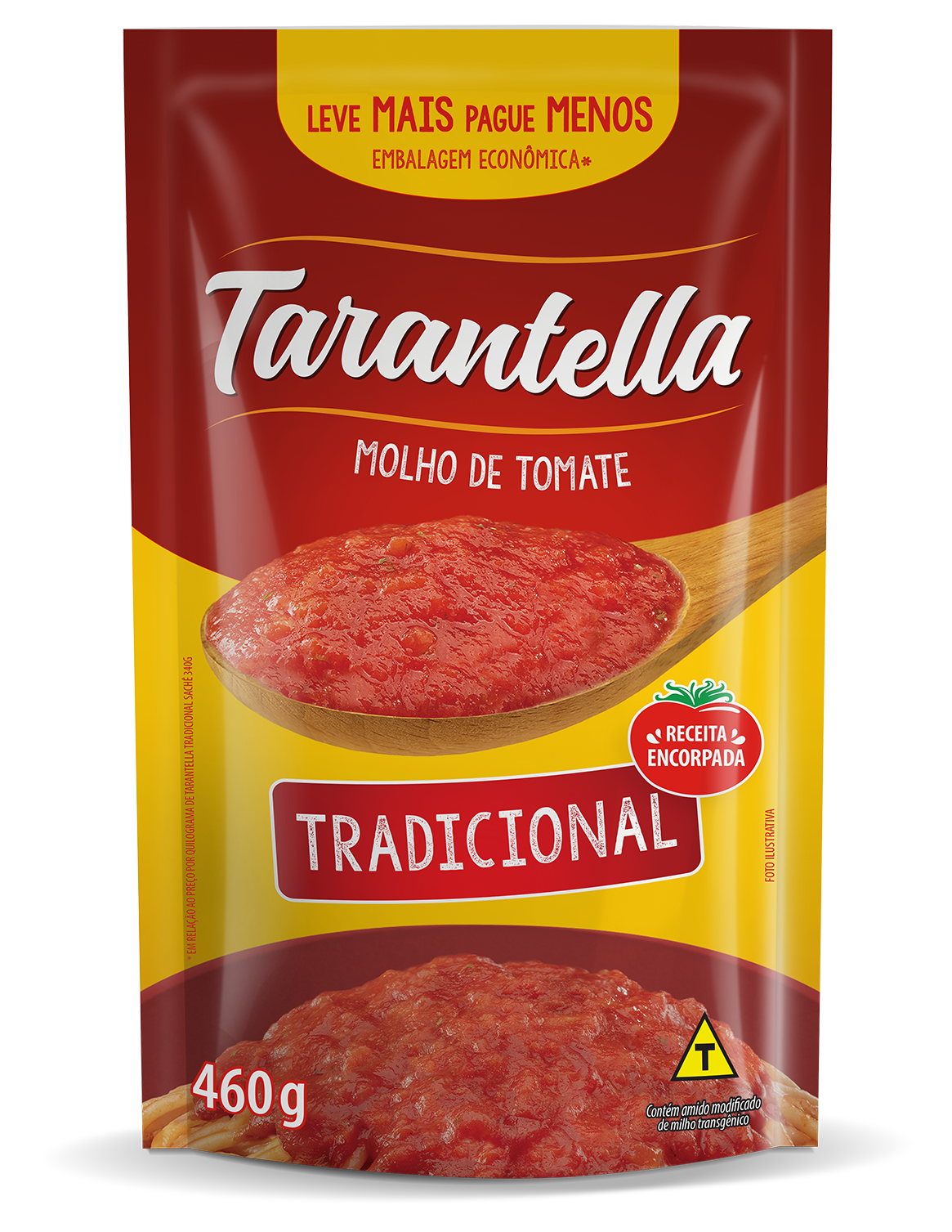 *MOLHO DE TOM. TARANTELLA 460GR TRADIC
