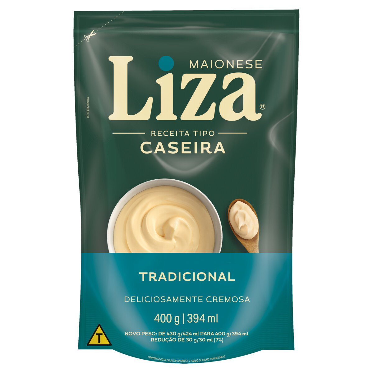 MAIONESE LIZA CASEIRA TRADI 400GR SH