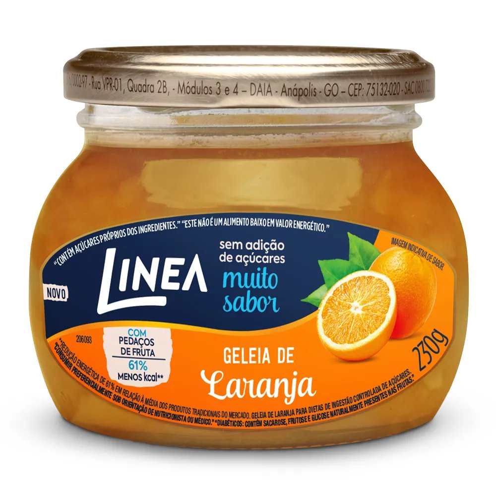 GELEIA DIET LINEA 230GR LARANJA PT