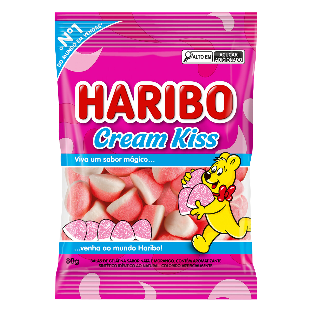 SOH BALA DE GEL. 80GR HARIBO CREAM KISS