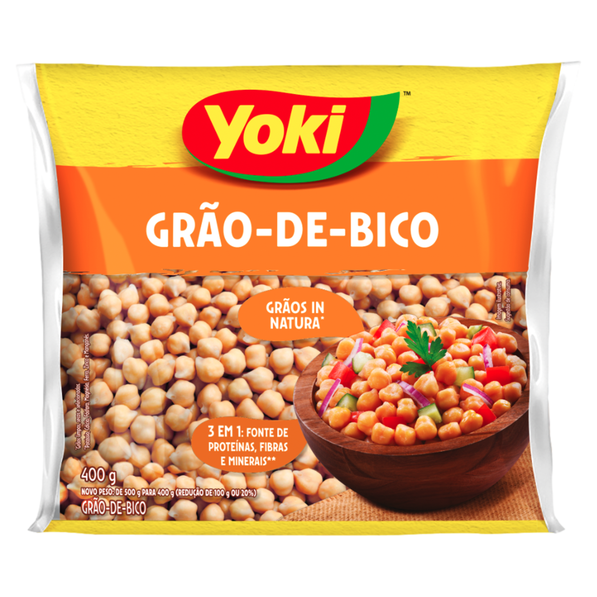 GRAO DE BICO YOKI 400GR