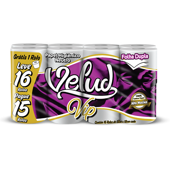 *PAPEL HIG.VELUD VIP F.D 16X30M LV16 PG1