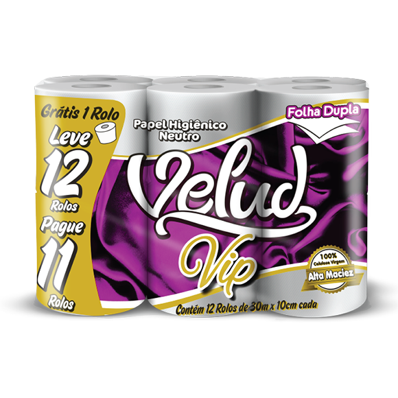 PAPEL HIG.VELUD VIP F.D 12X30M LV12 PG11