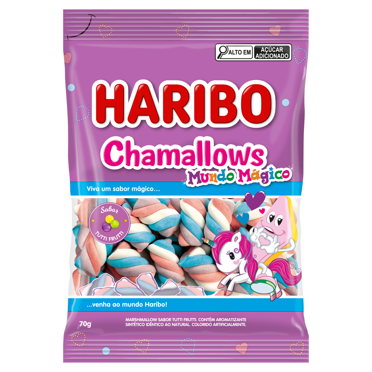 MARSHMALLOW HARIBO MUNDO MAGICO 70G
