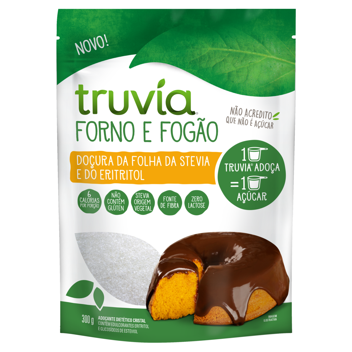 ADOC. TRUVIA 300GR EM PO FORNO E FOGAO