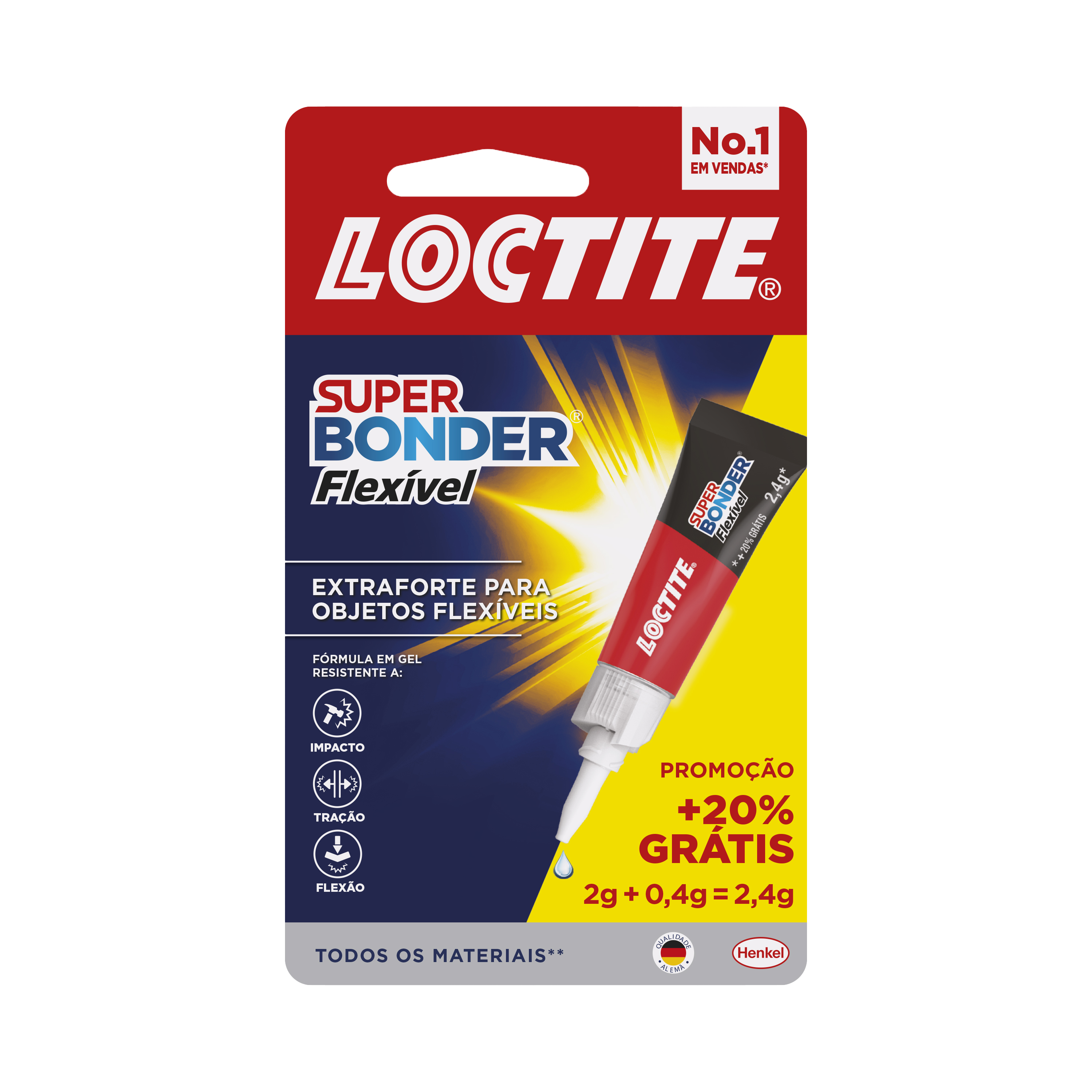SUPER BONDER 2,4GR GRATIS 0,04GR FLEX GE