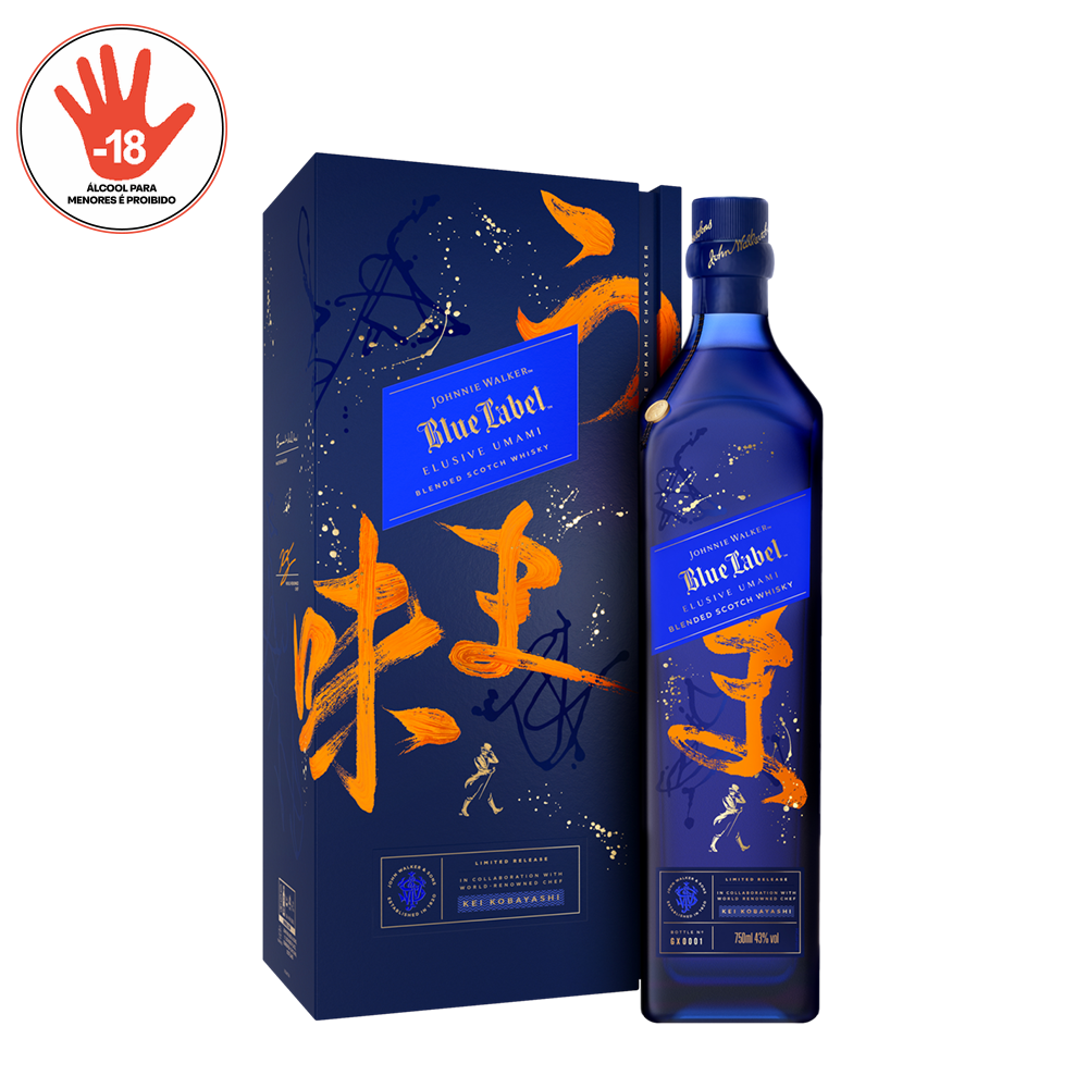 WHISKY JOHNNIE WALKER 750ML BLUE LABEL E