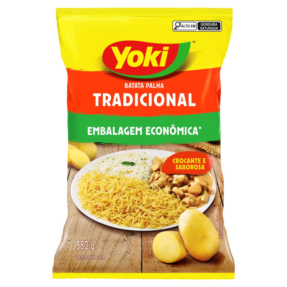 BATATA PALHA YOKI 380GR TRADICIONAL