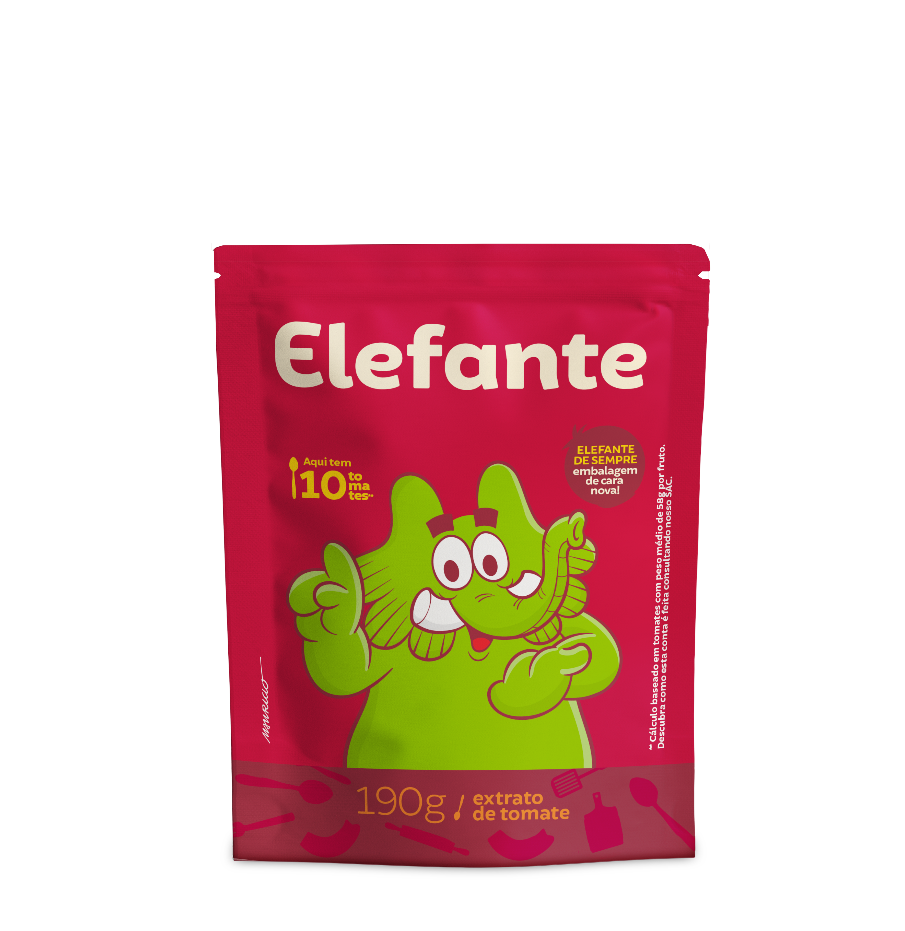 EXTRATO DE TOM. ELEFANTE 190GR SACHE