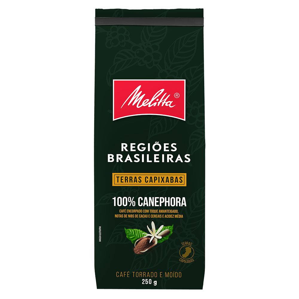 CAFE MELITTA 250GR TERRAS CAPIXABAS POUC