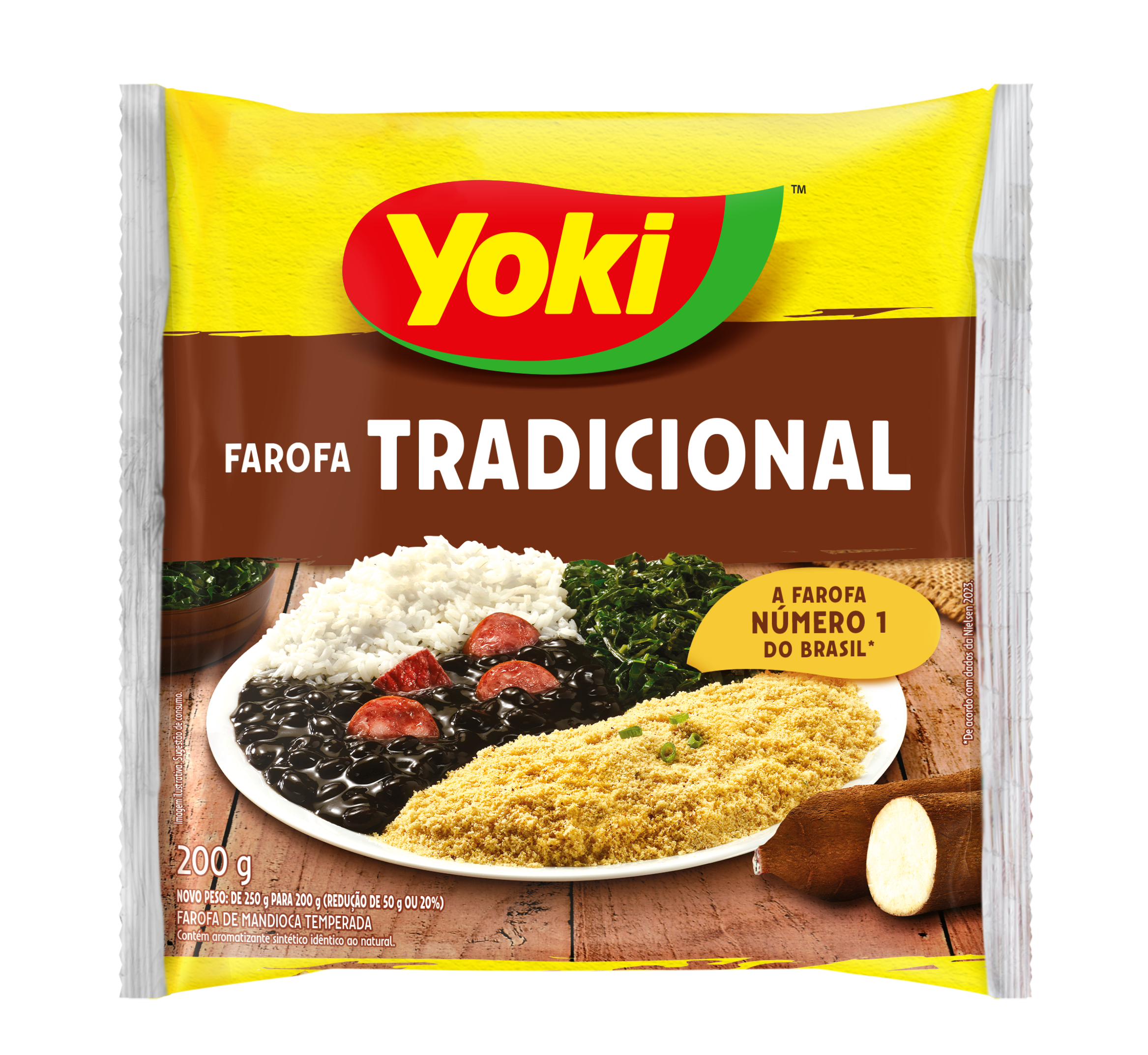 FAROFA TRADICIONAL YOKI 200GR