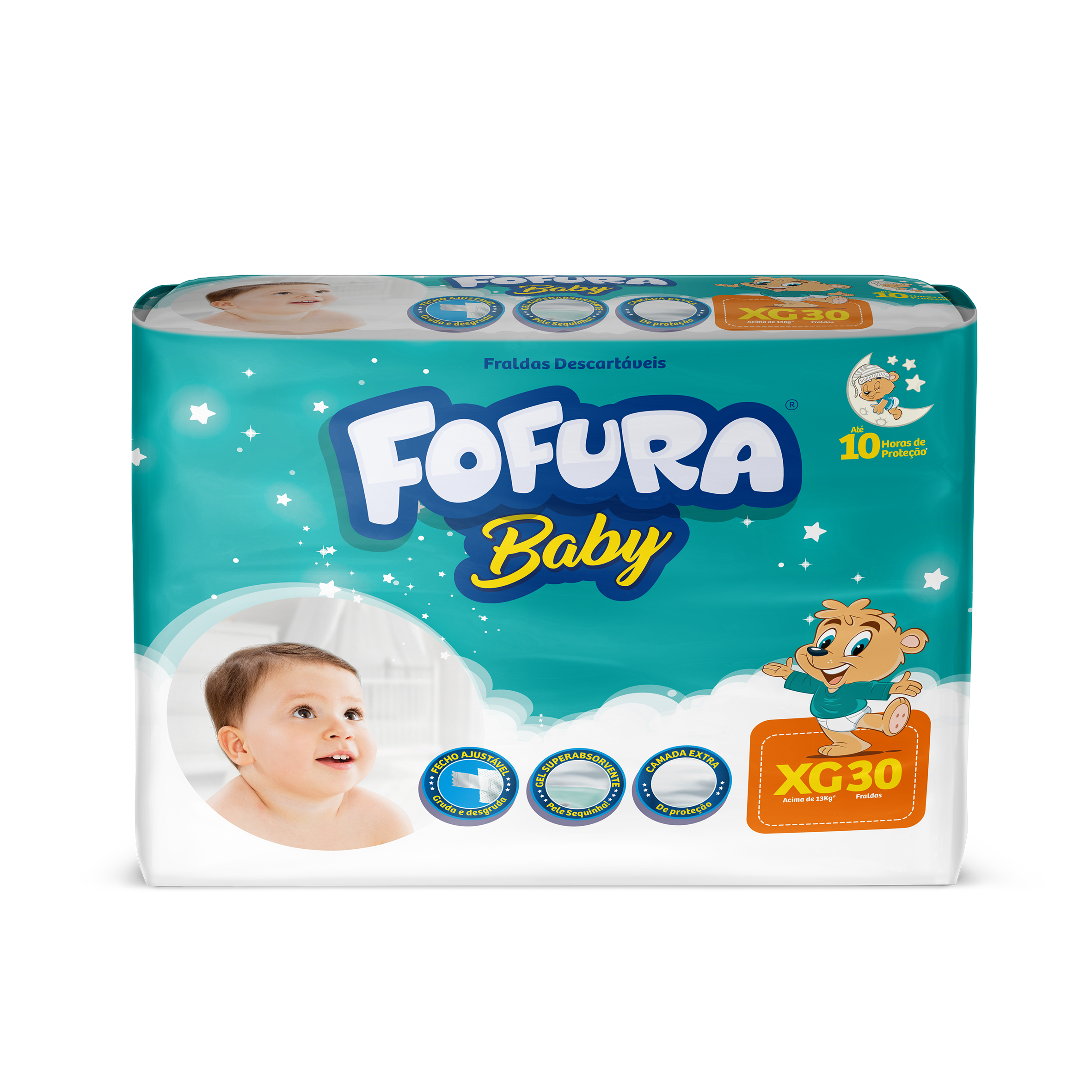 *FRALDA DESC.FOFURA BABY MEGA XG C/30