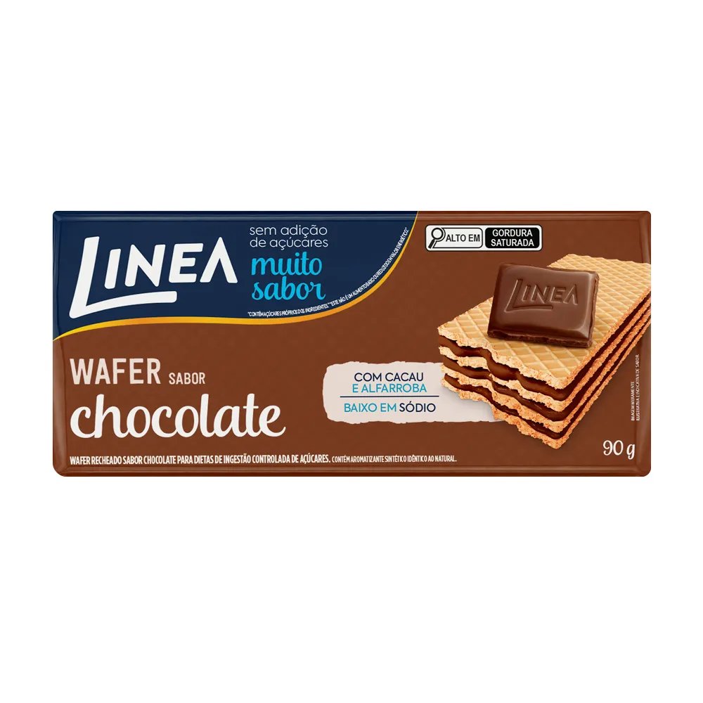 WAFER LINEA 90GR CHOCOLATE