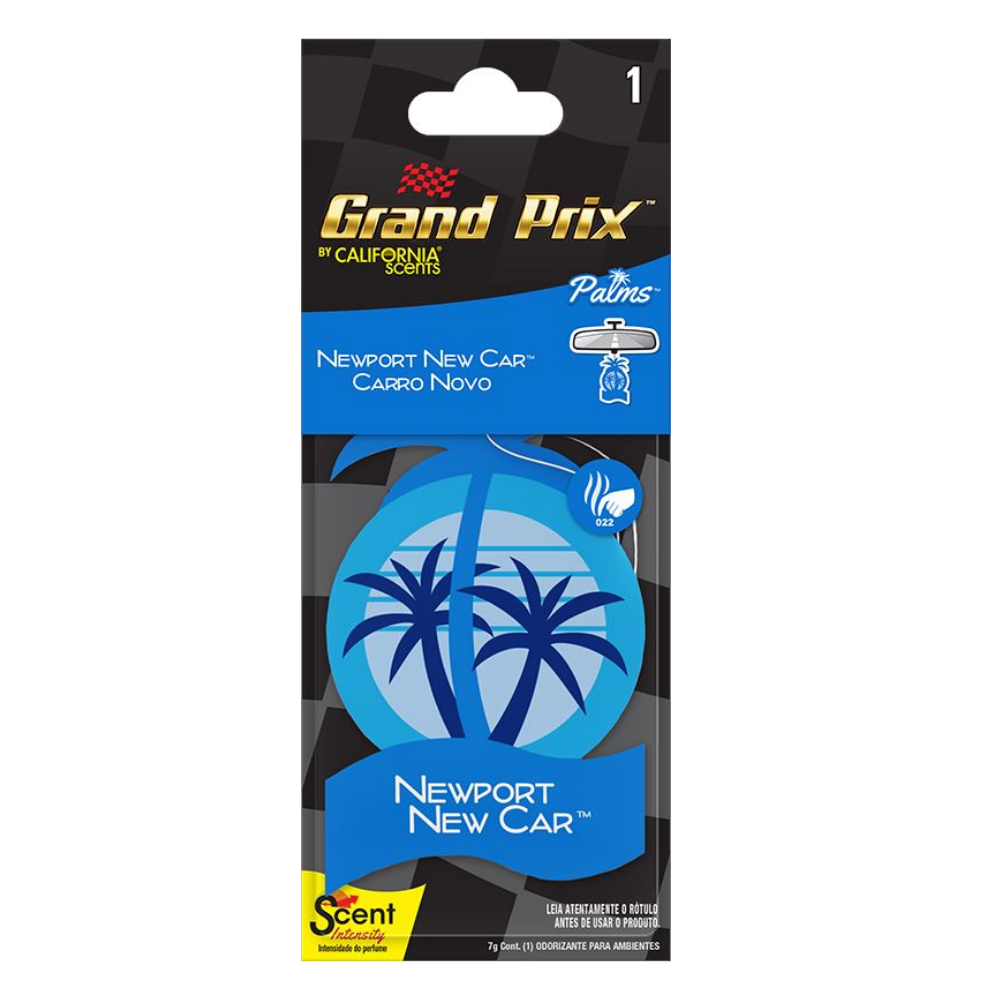 AROMATIZANTE AUTOMOTIVO GRAND PRIX CARTELA CARRO NOVO