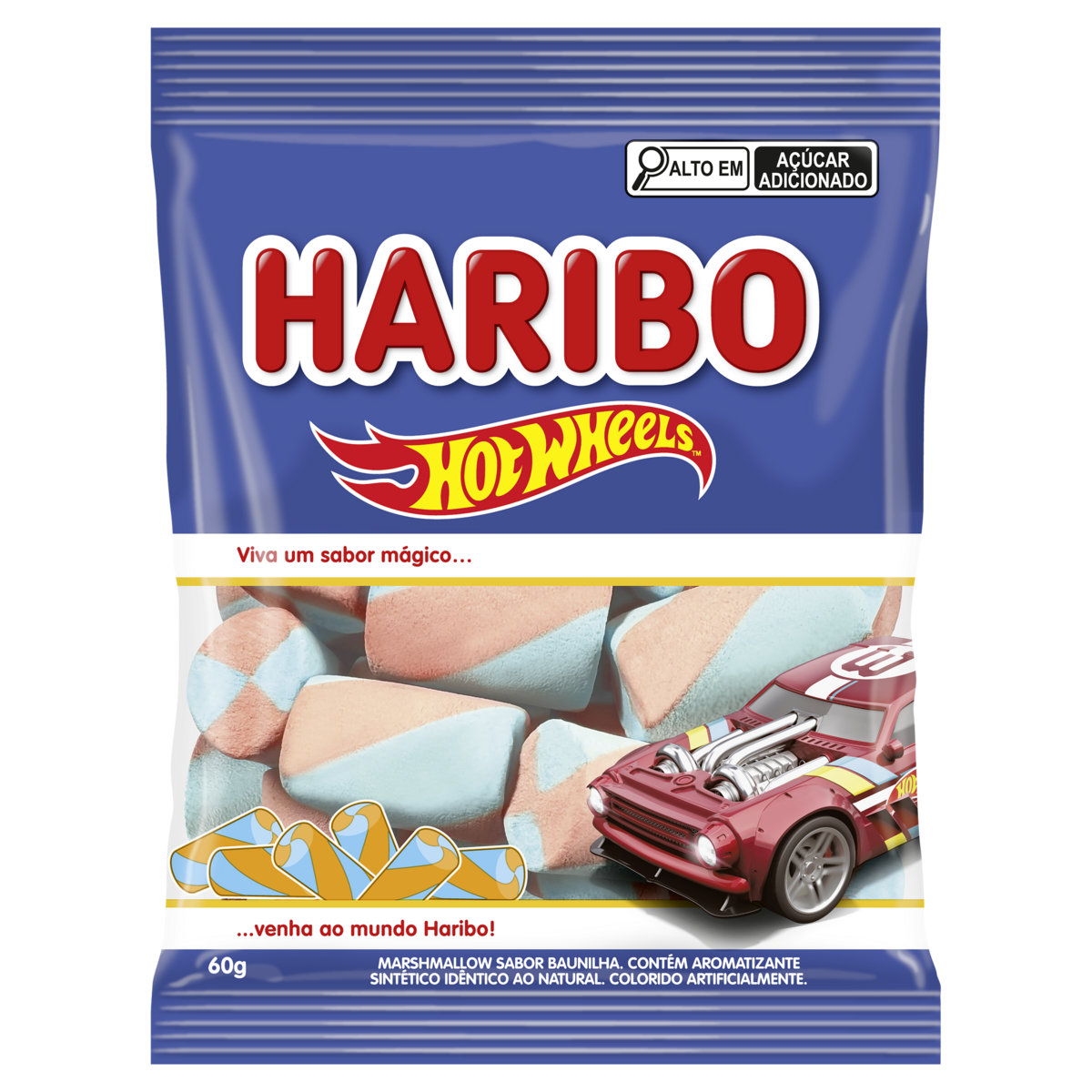 MARSHMALLOW 60GR HARIBO HOT WHEELS