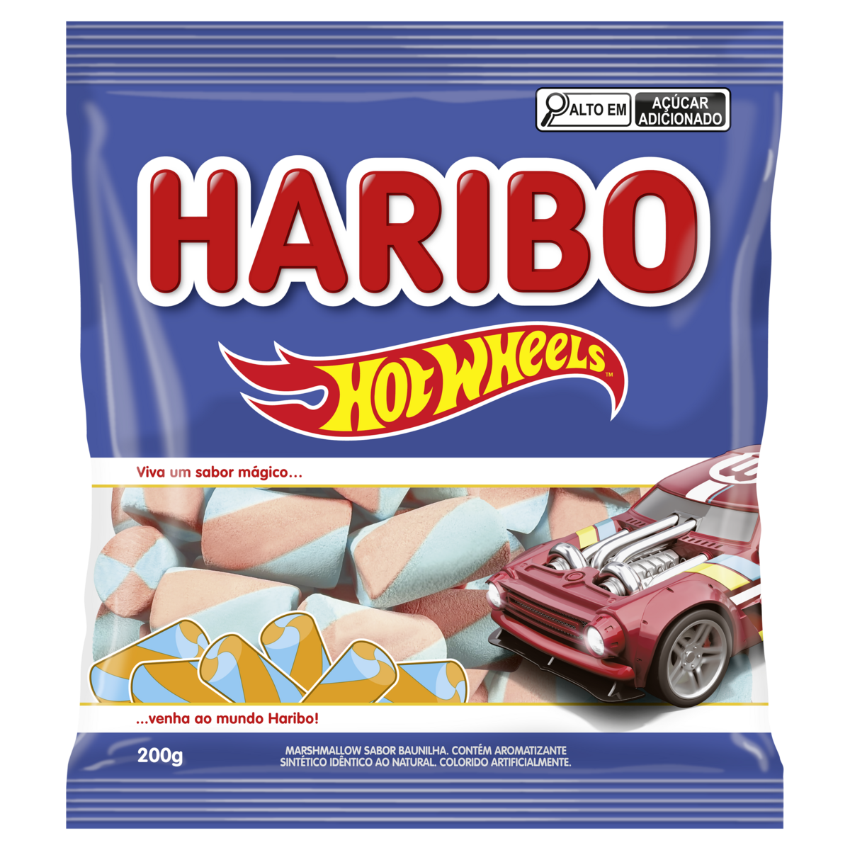 MARSHMALLOW 200GR HARIBO HOT WHEELS