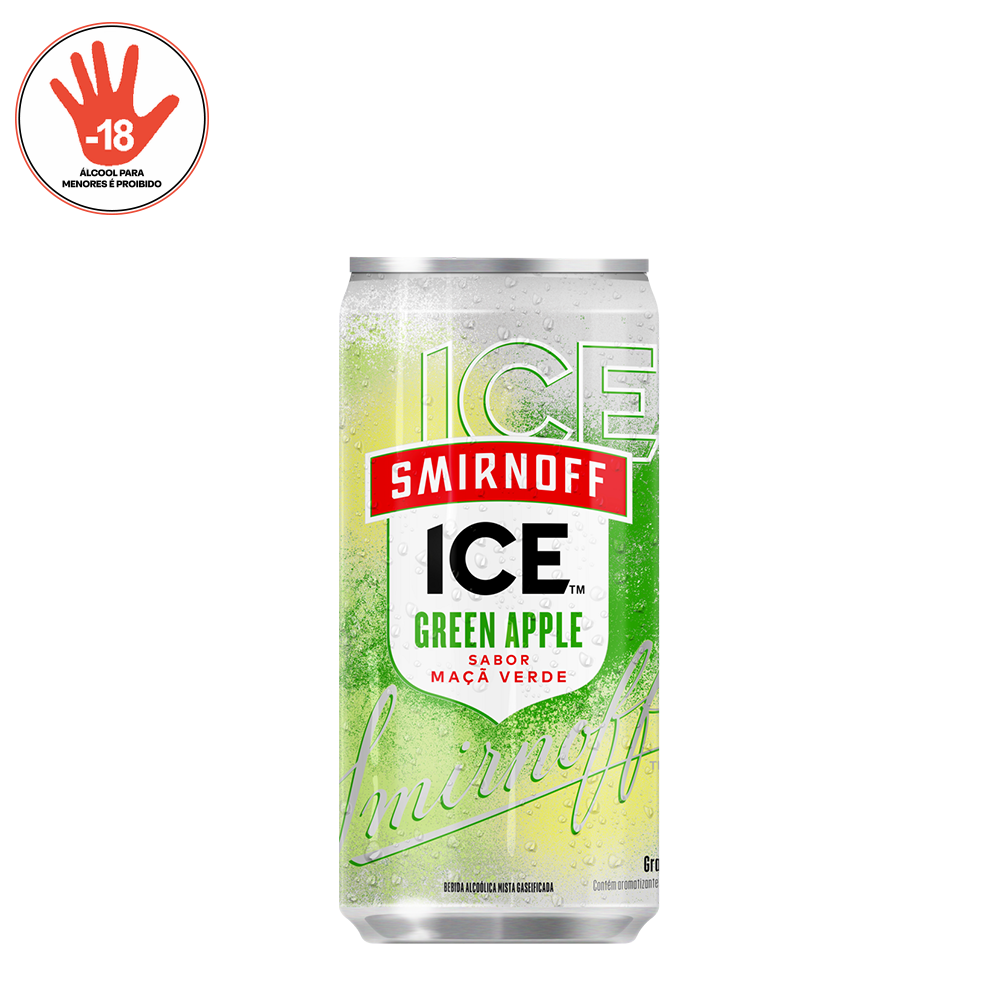 SMIRNOFF ICE 269ML GREEN APPLE LATA