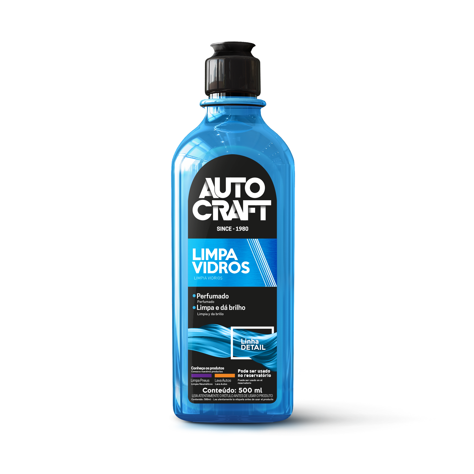 *LIMPA VIDROS 500ML AUTOCRAFT
