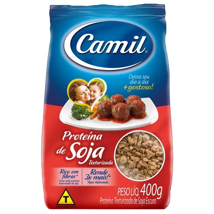 PROTEINA TEXT. SOJA ESCURA 400GR CAMIL