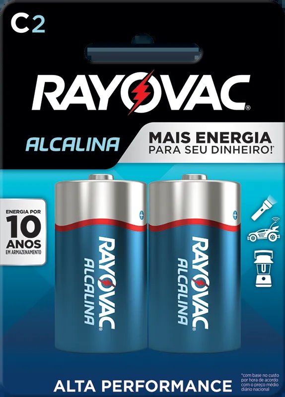 PILHA RAY. ALCAL.MED.E-SM.C/ 2
